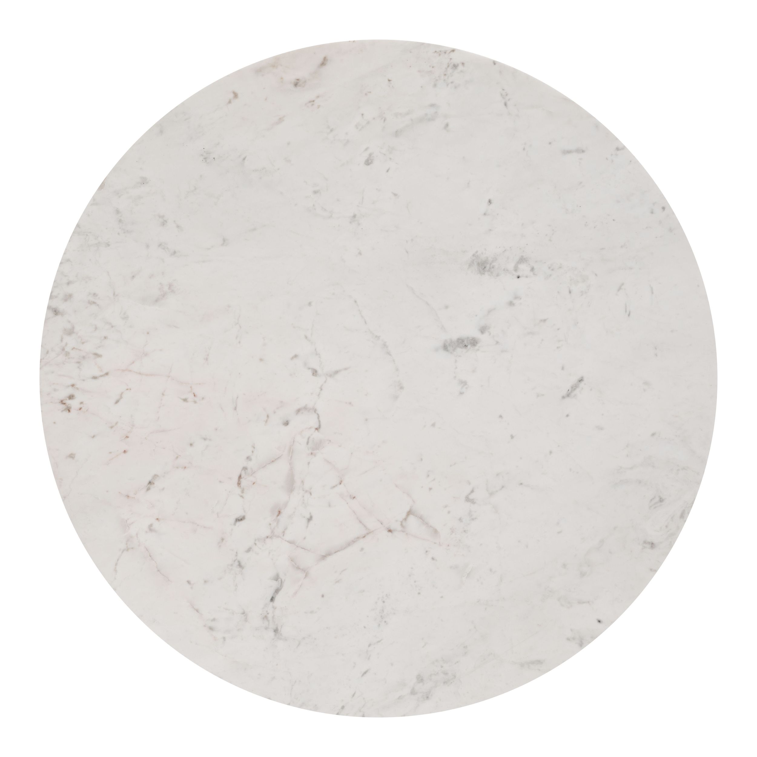 Ithaca Round Marble/Aluminum Dining Table