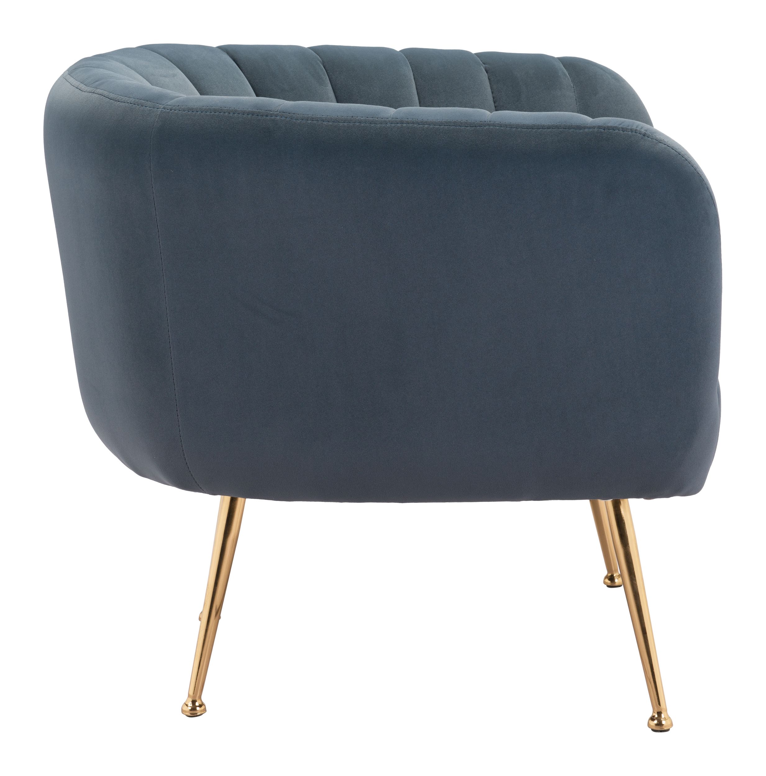 Deco Velvet Accent Chair