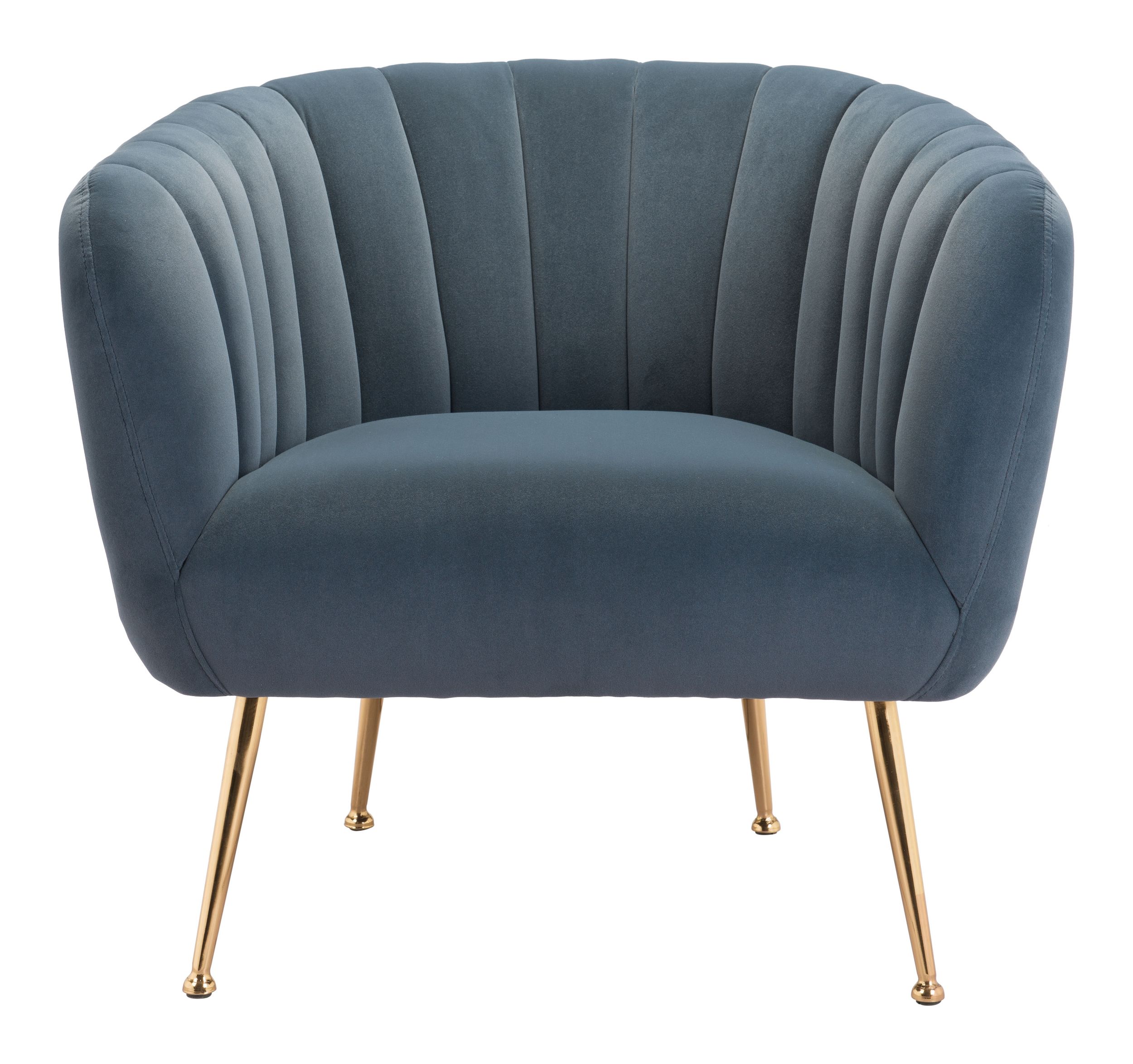 Deco Velvet Accent Chair