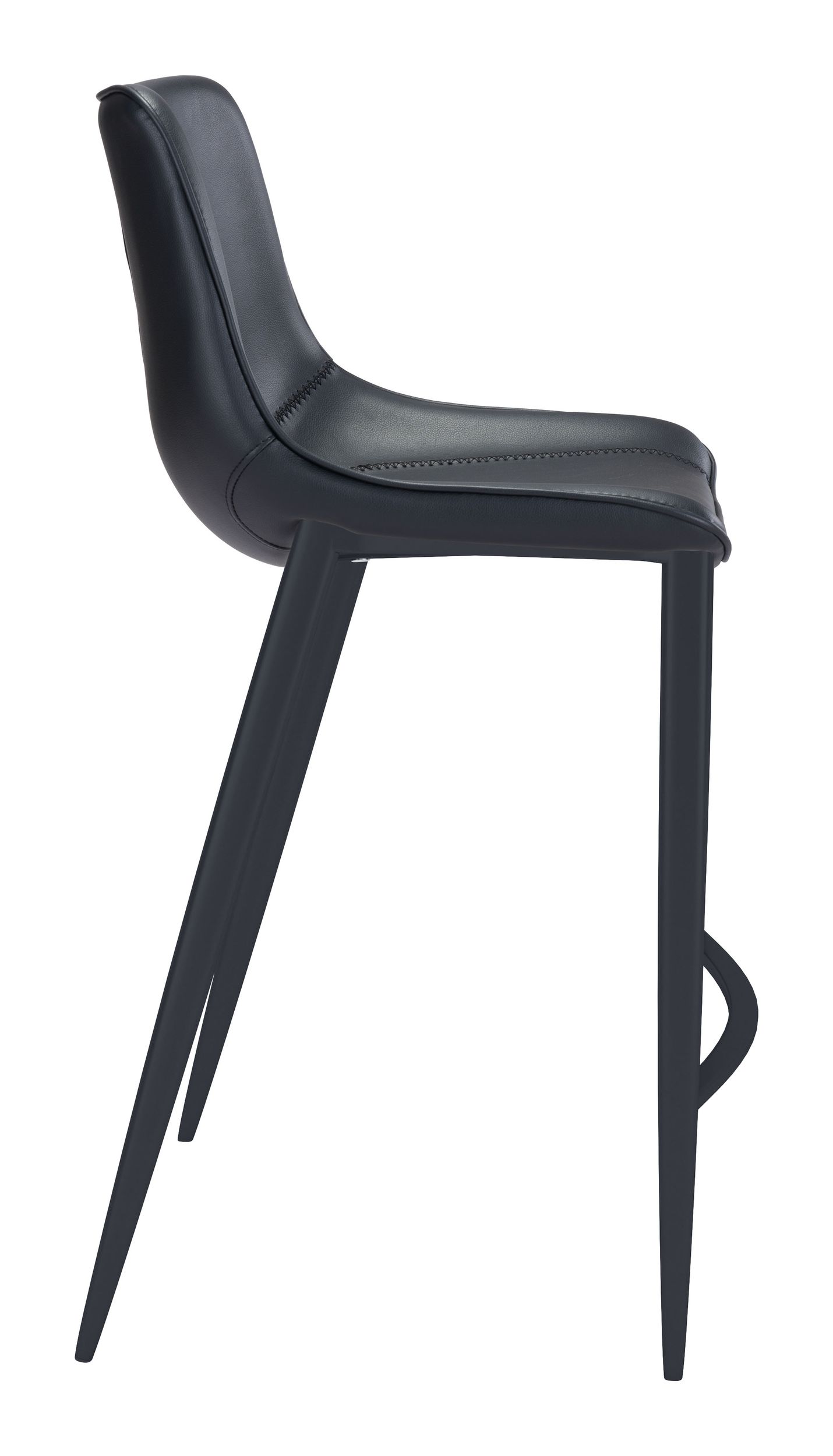 Magnus Faux Leather/Steel Barstool
