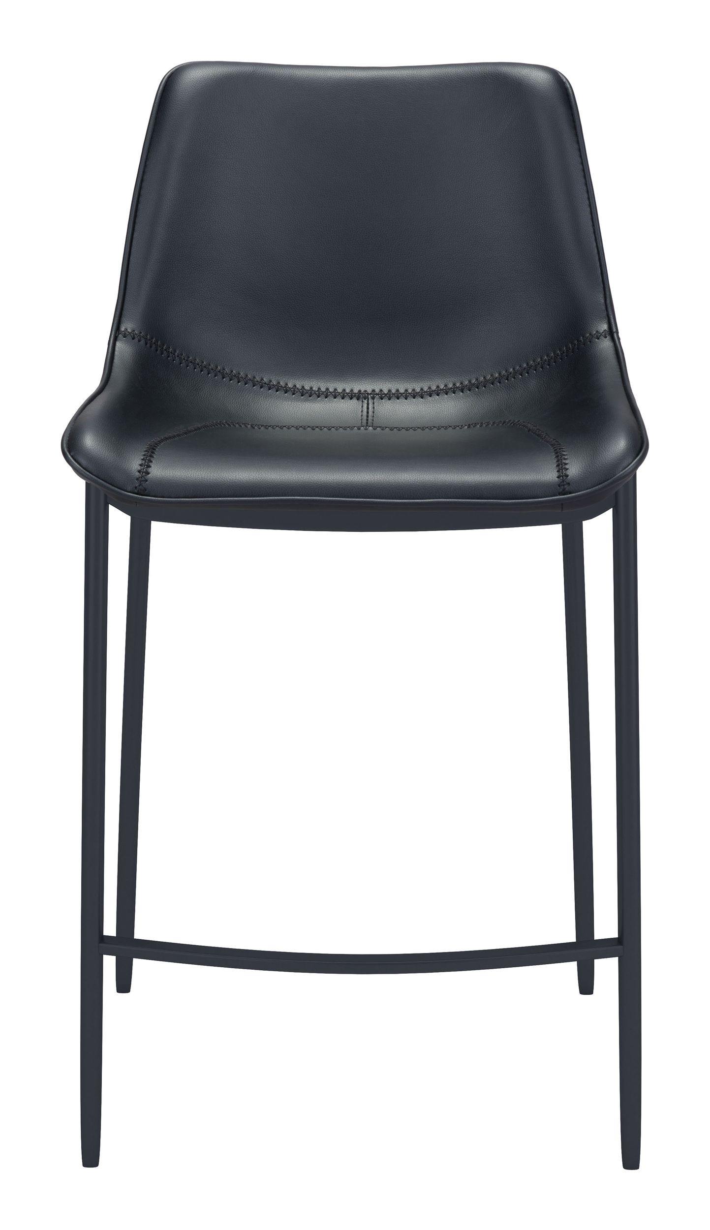 Magnus Faux Leather/Steel Barstool