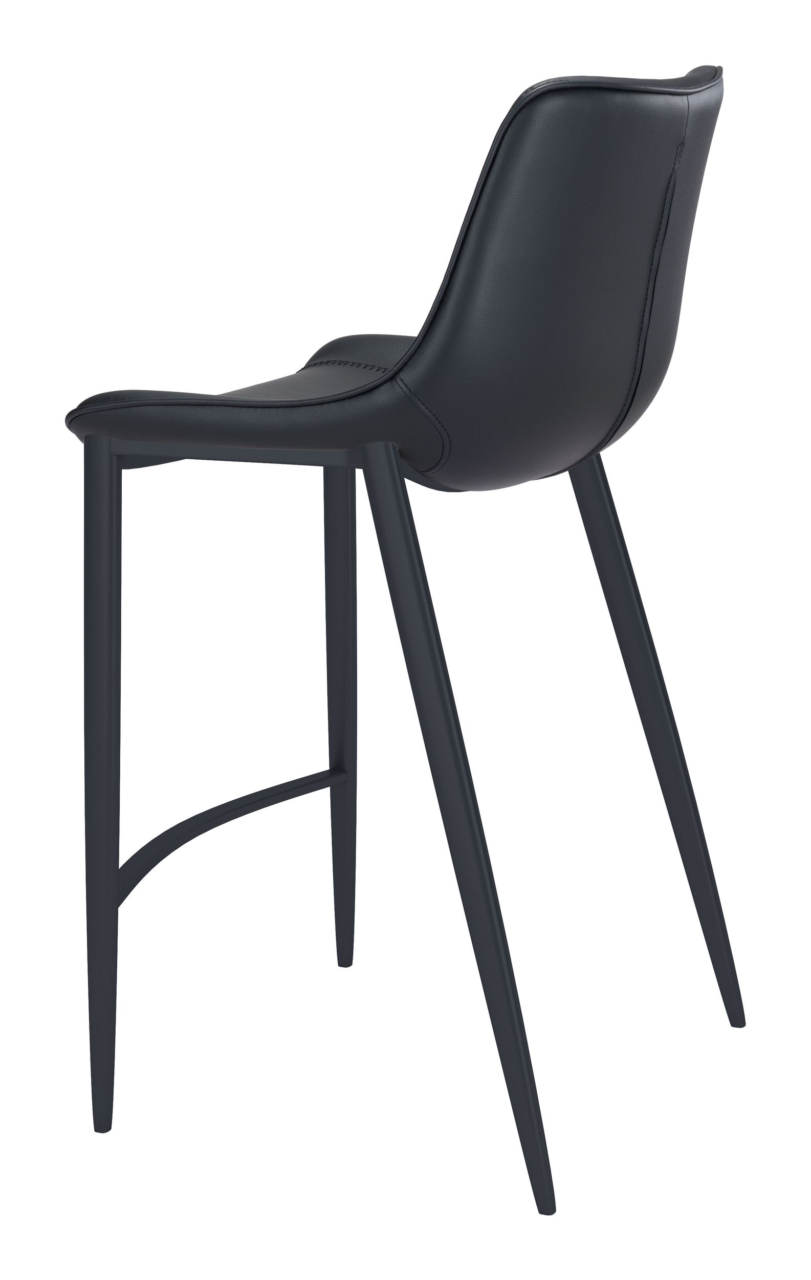 Magnus Faux Leather/Steel Barstool