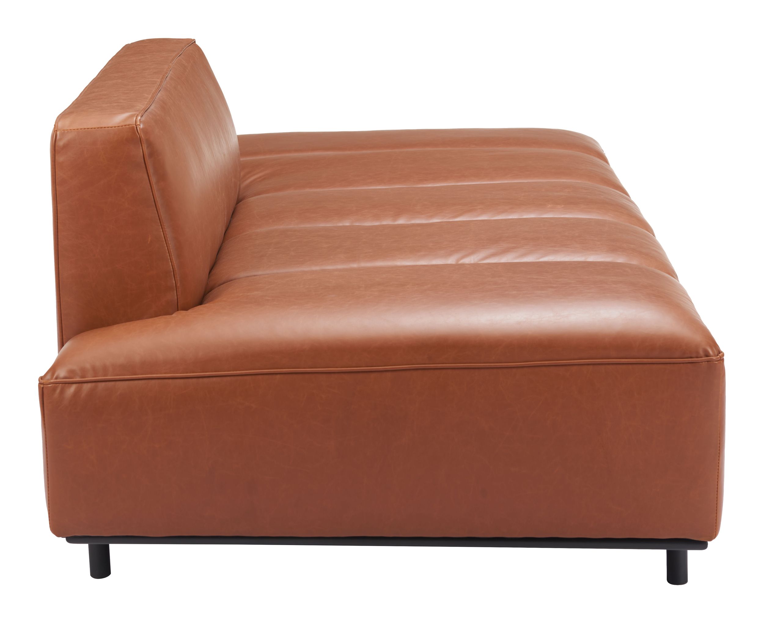 Confection Faux Leather Sofa