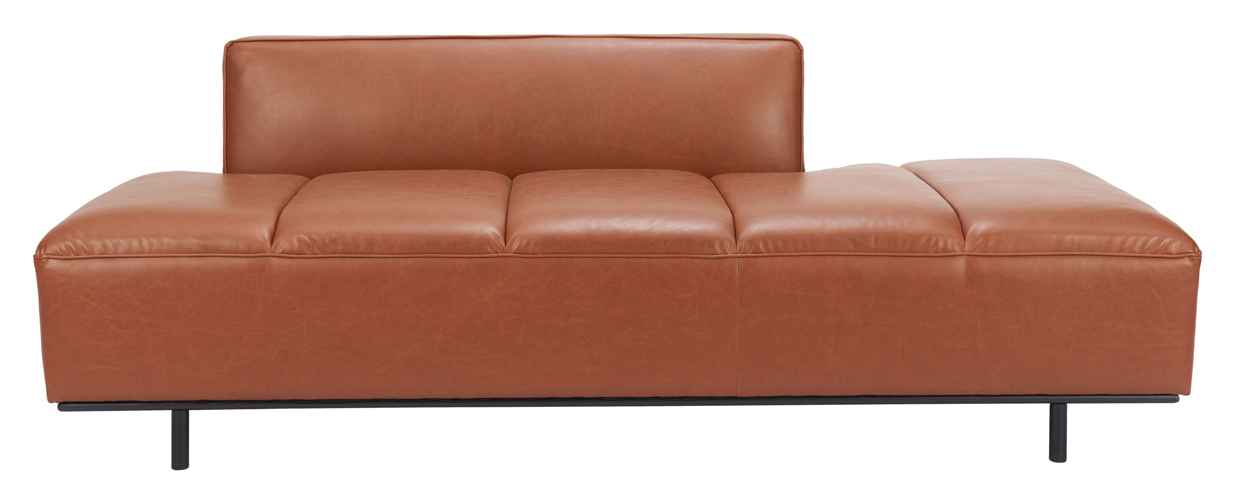 Confection Faux Leather Sofa