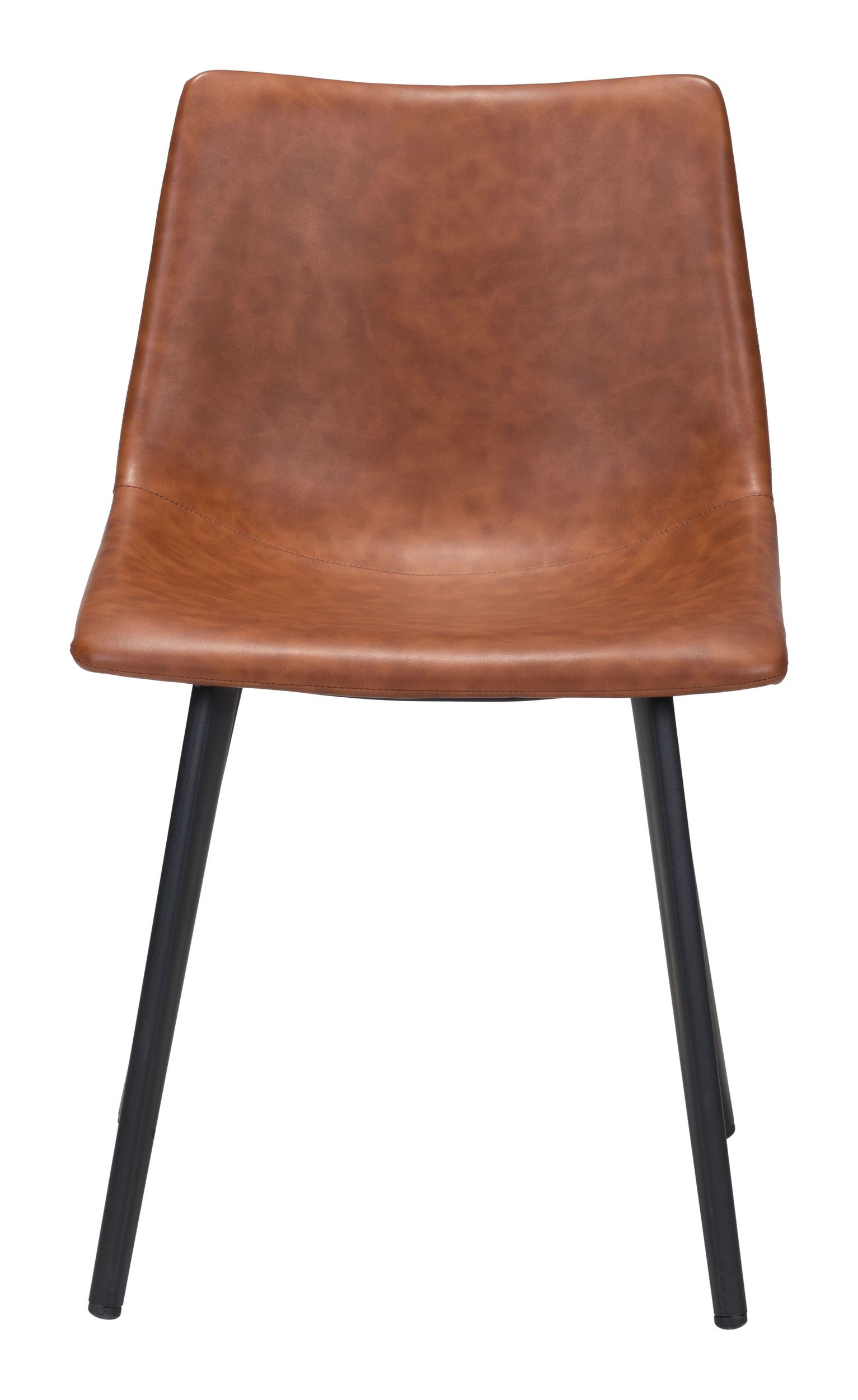 Daniel Faux Leather/Steel Dining Chair