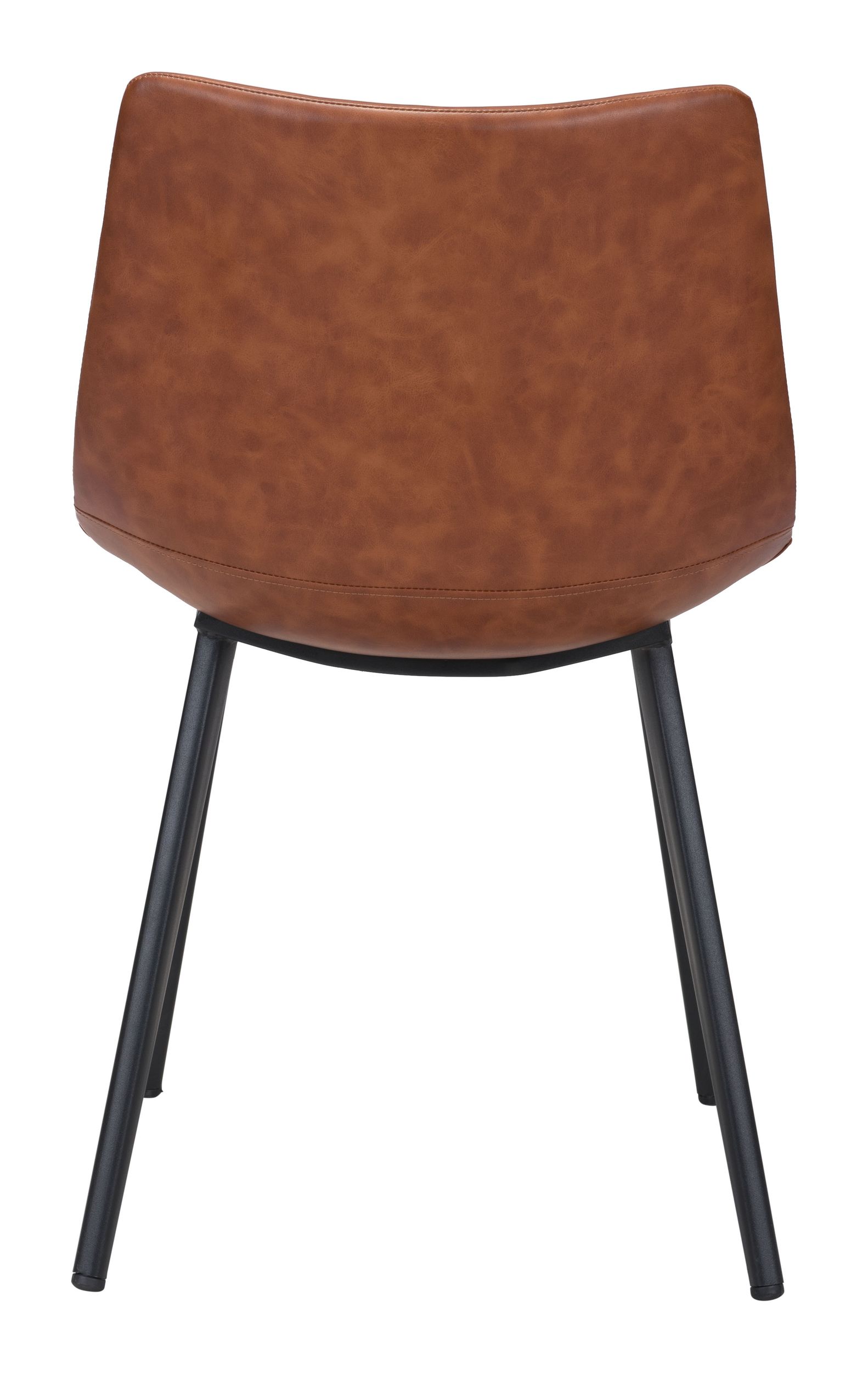 Daniel Faux Leather/Steel Dining Chair