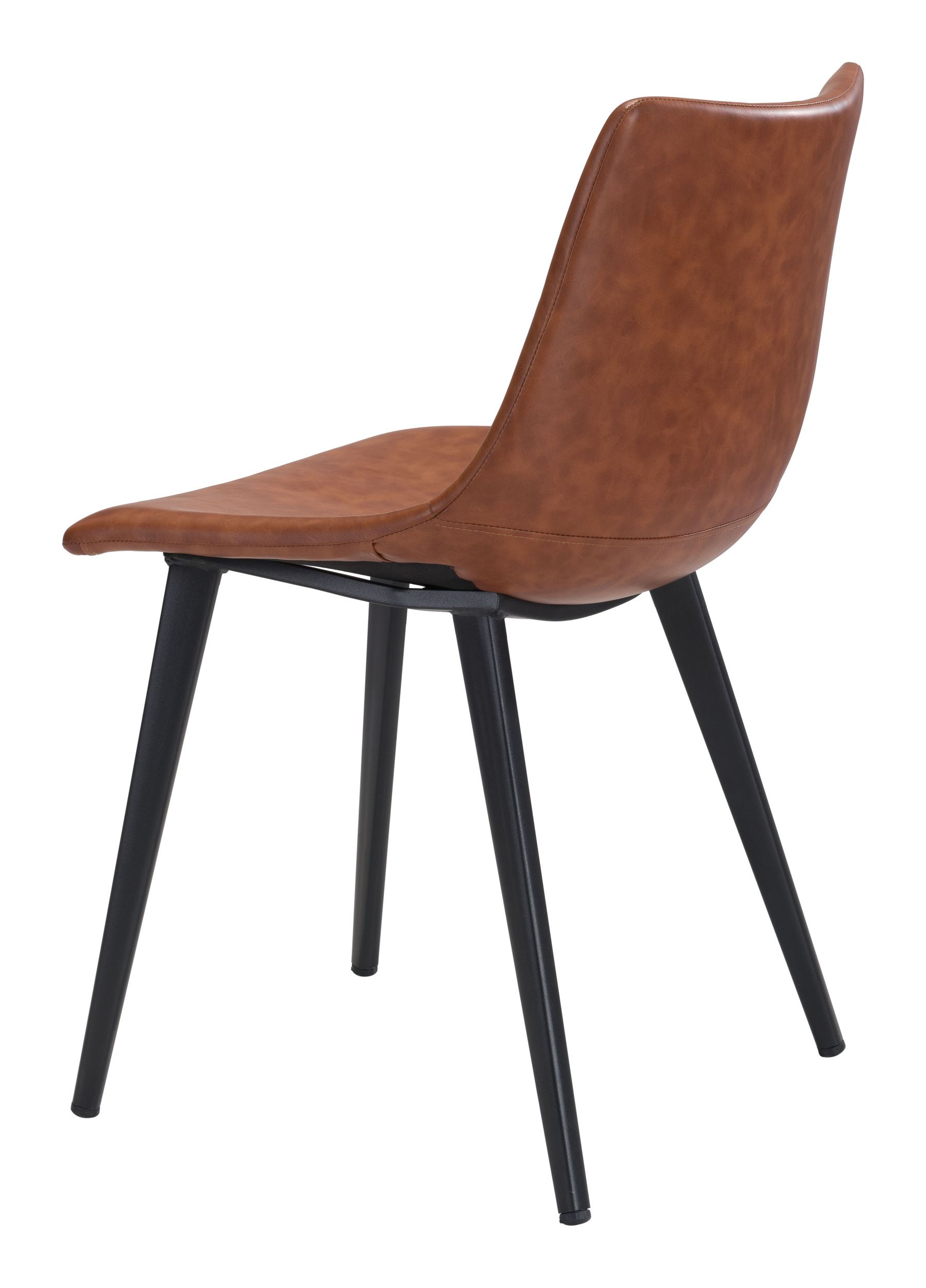 Daniel Faux Leather/Steel Dining Chair