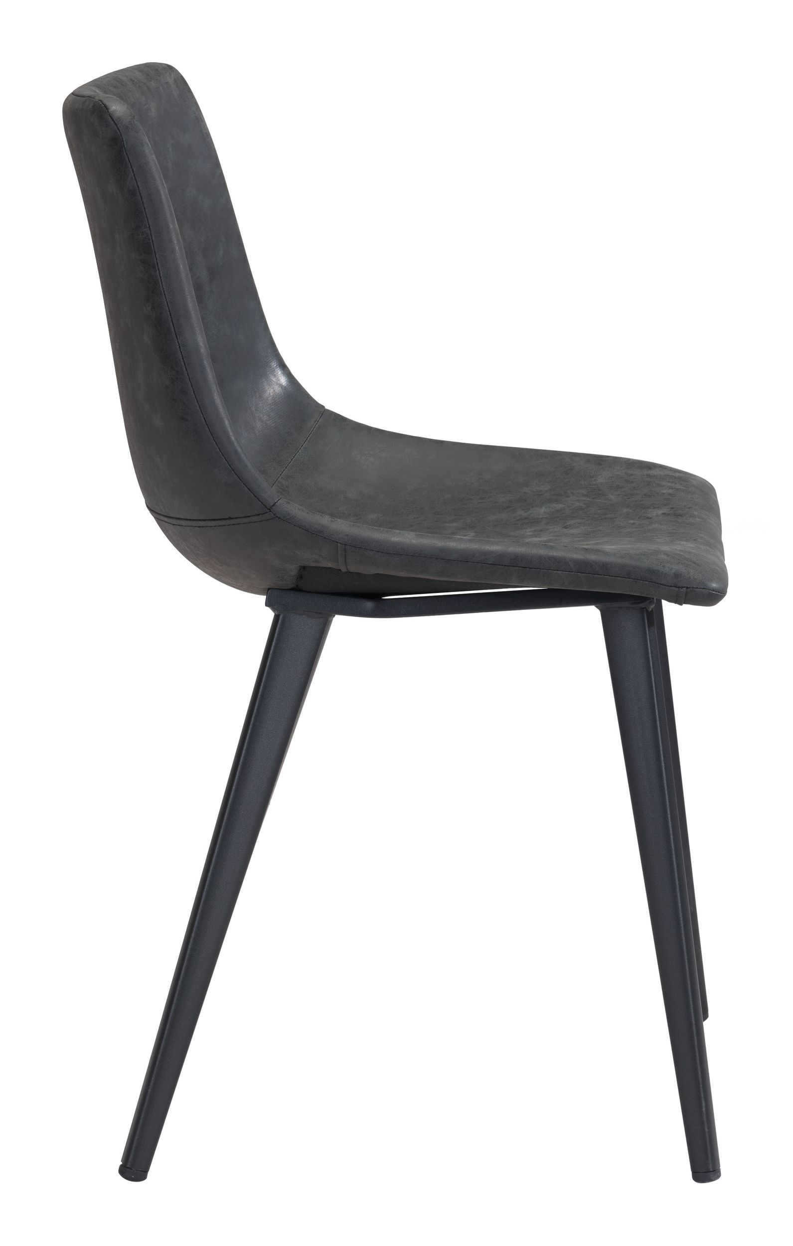 Daniel Faux Leather/Steel Dining Chair