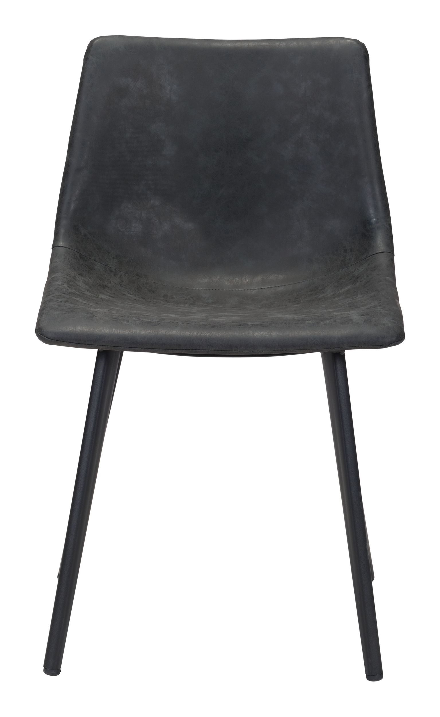 Daniel Faux Leather/Steel Dining Chair