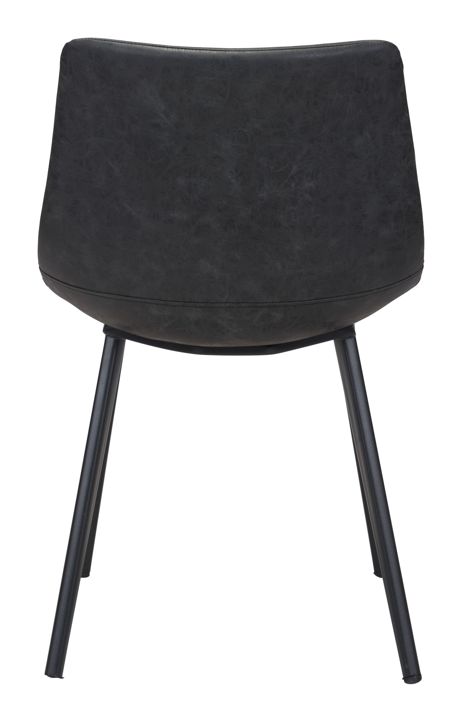 Daniel Faux Leather/Steel Dining Chair
