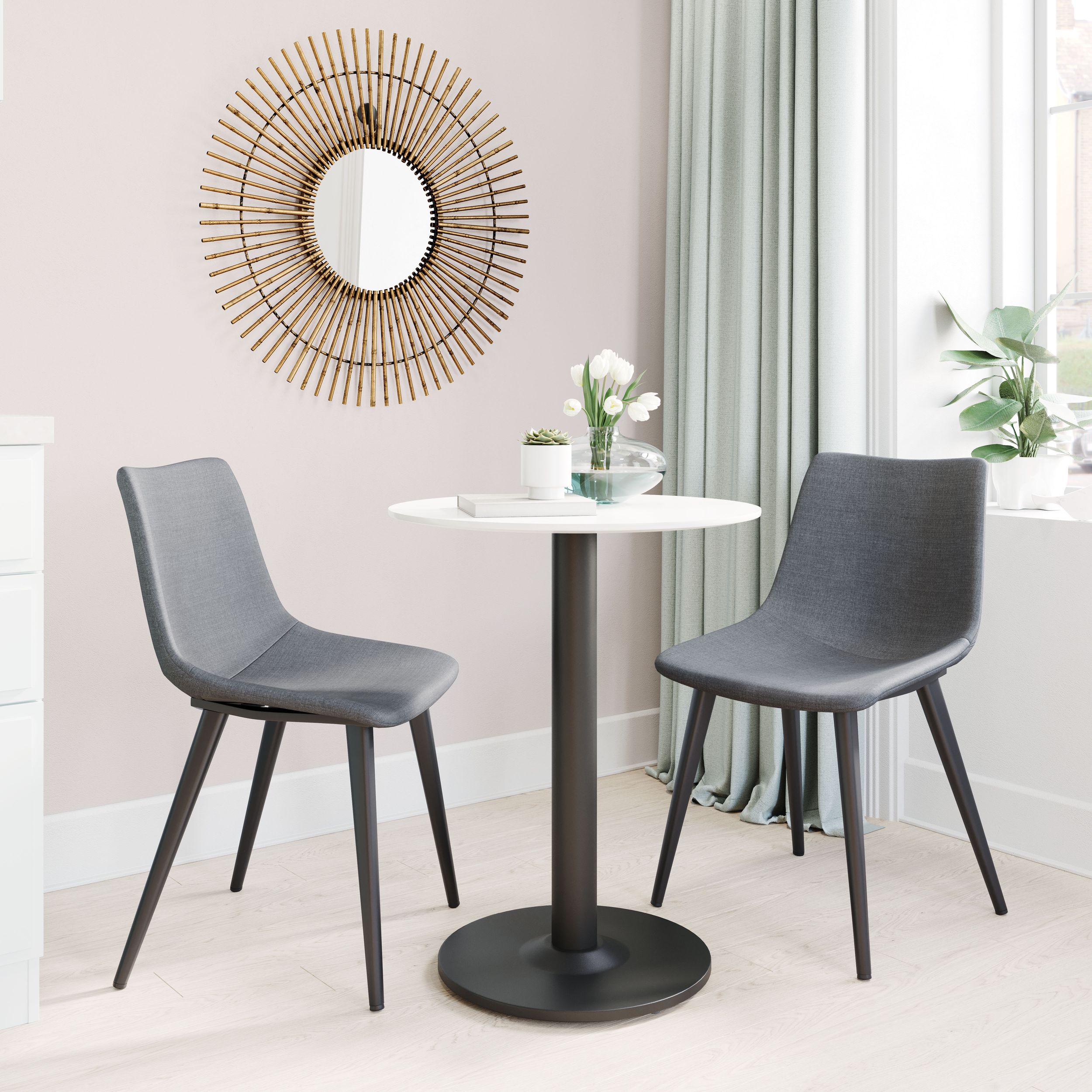 Daniel Upholstery/Steel Dining Chair