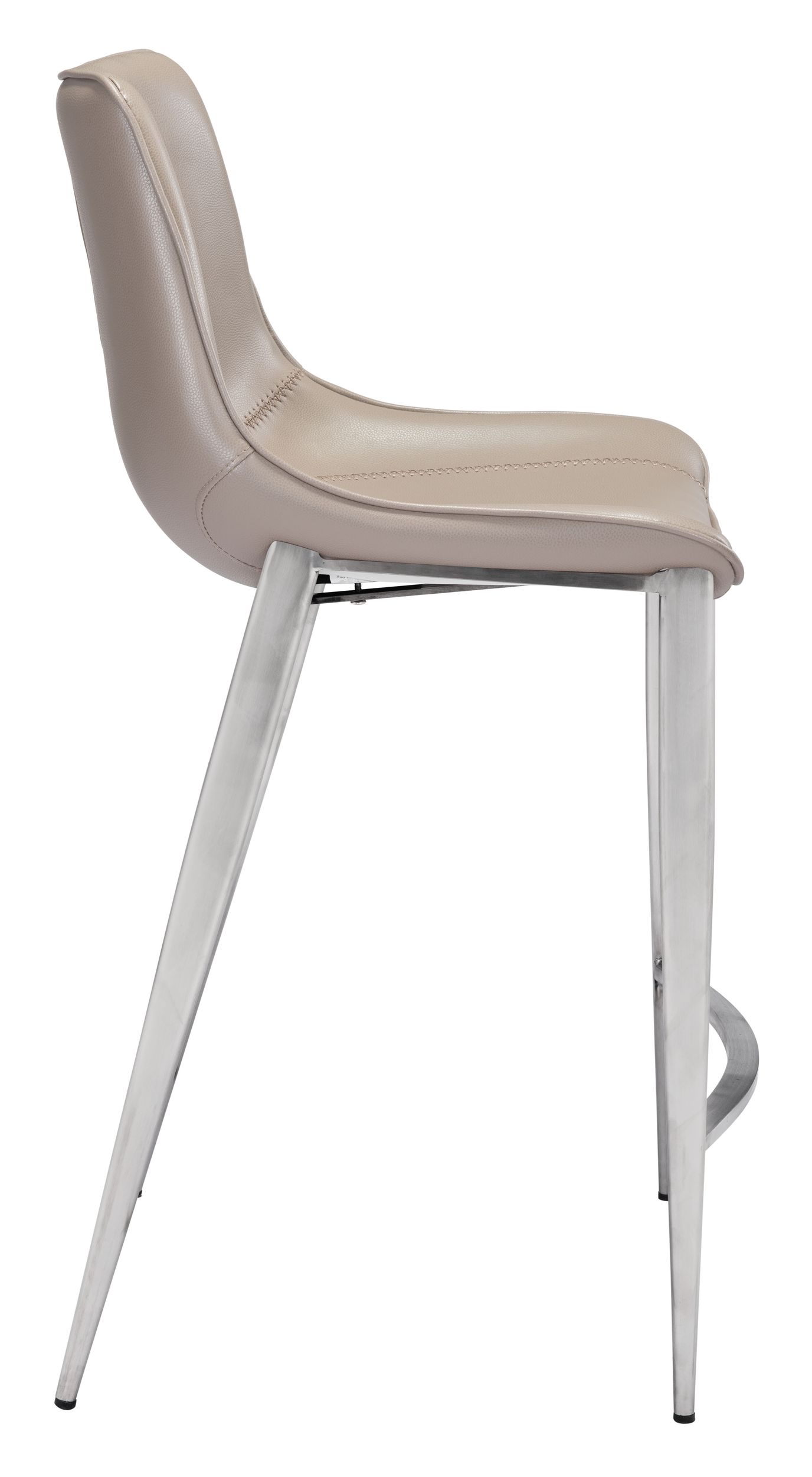 Magnus Faux Leather/Steel Counter Stool