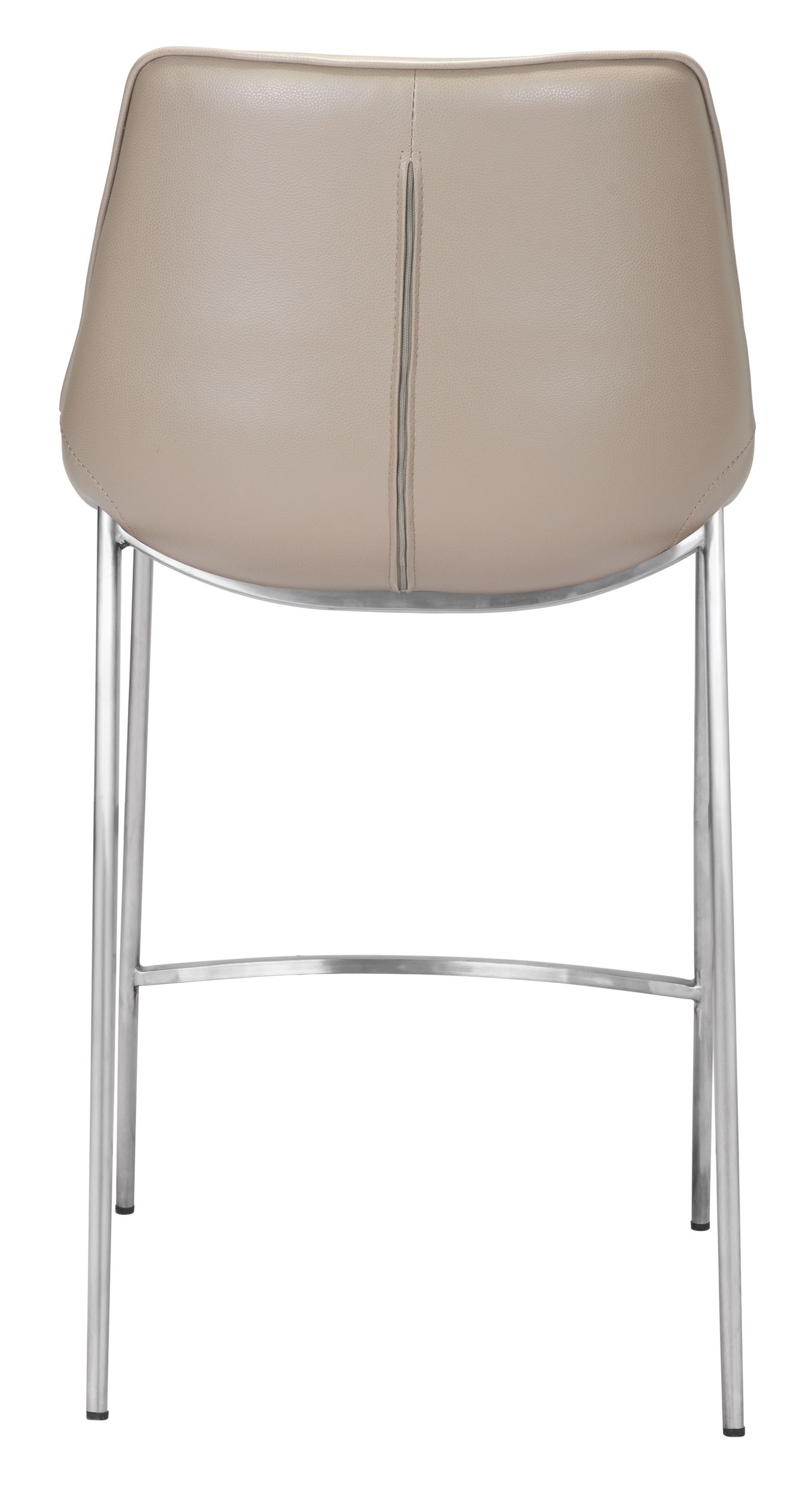 Magnus Faux Leather/Steel Counter Stool
