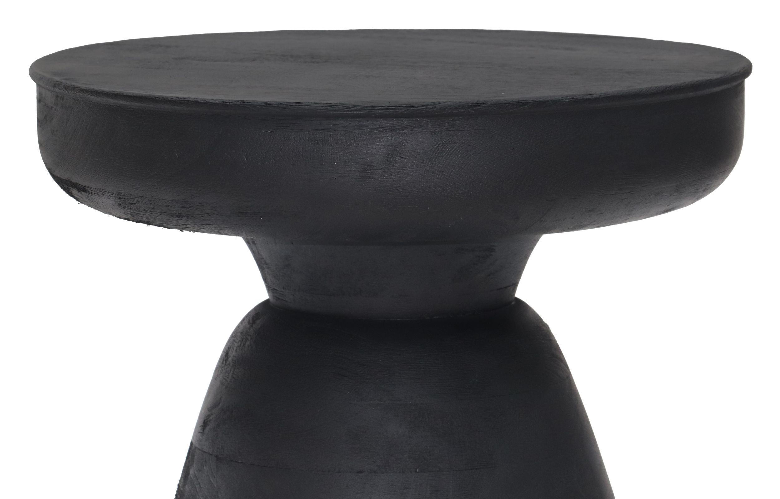 Sage Round Wood Side Table