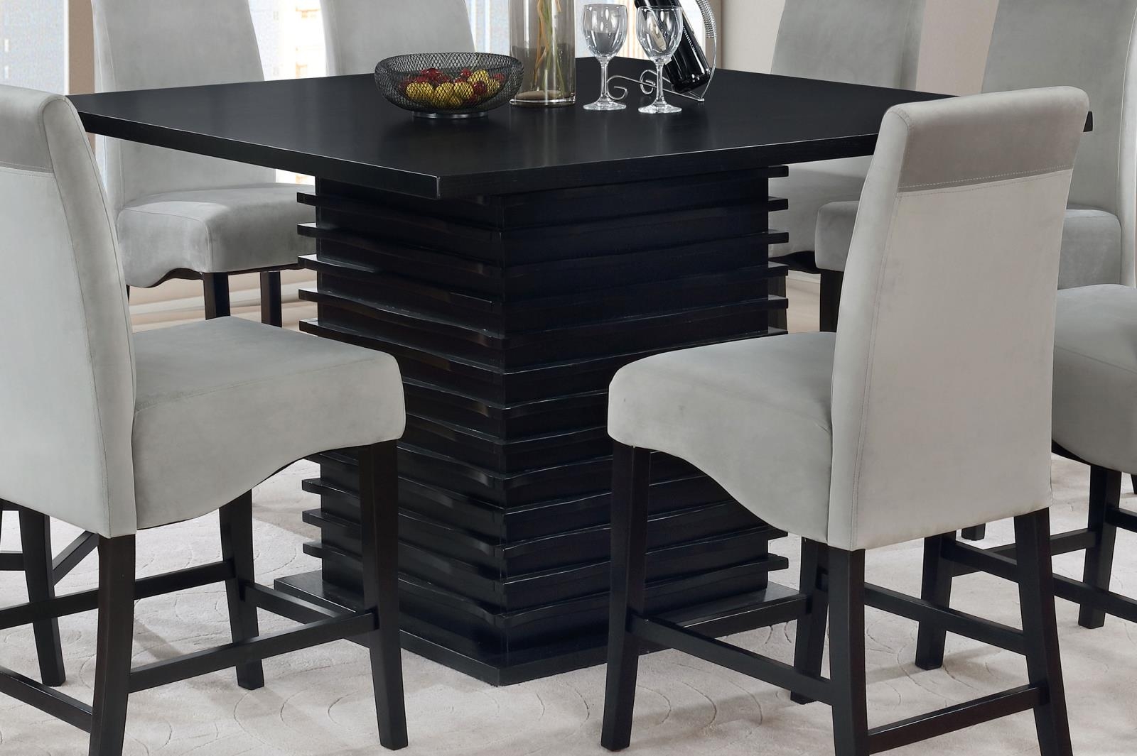 Stanton 53.5" Square Wood Veneer Counter Table