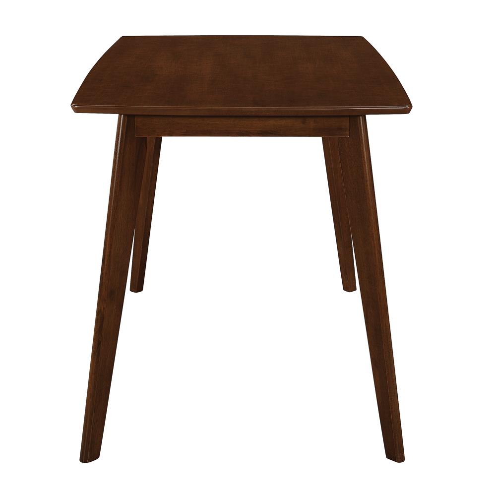 Kersey 47.25" Rectangular Wood Veneer Dining Table with Angled Legs