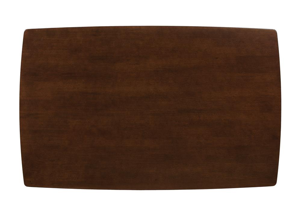 Kersey 47.25" Rectangular Wood Veneer Dining Table with Angled Legs