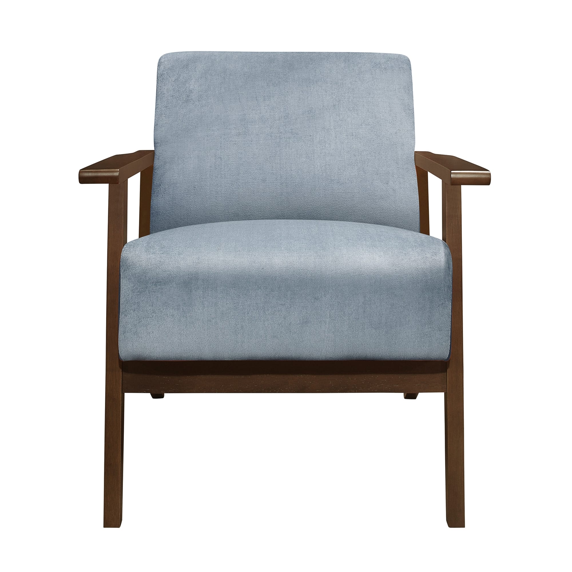 August Velvet Accent Chair