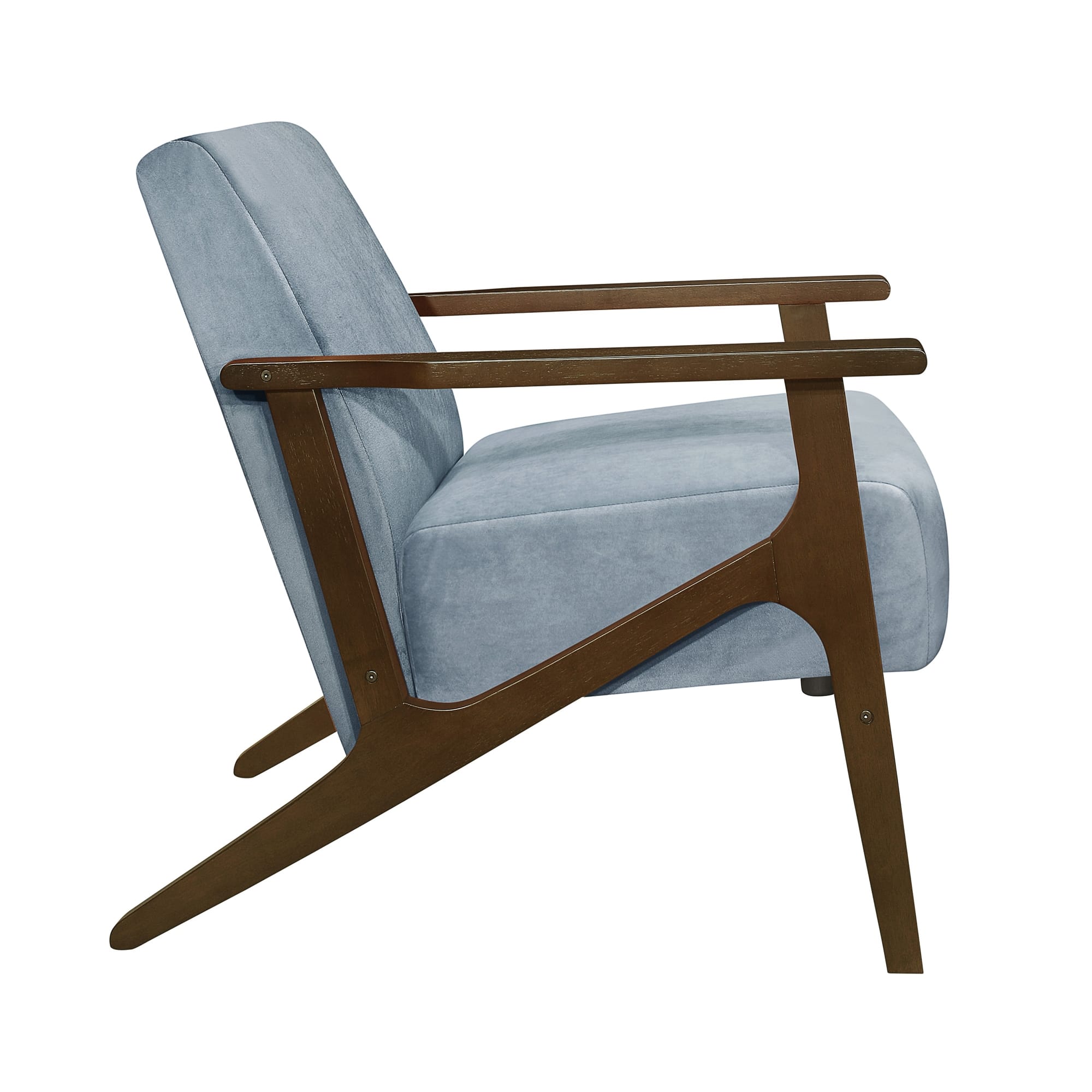 August Velvet Accent Chair