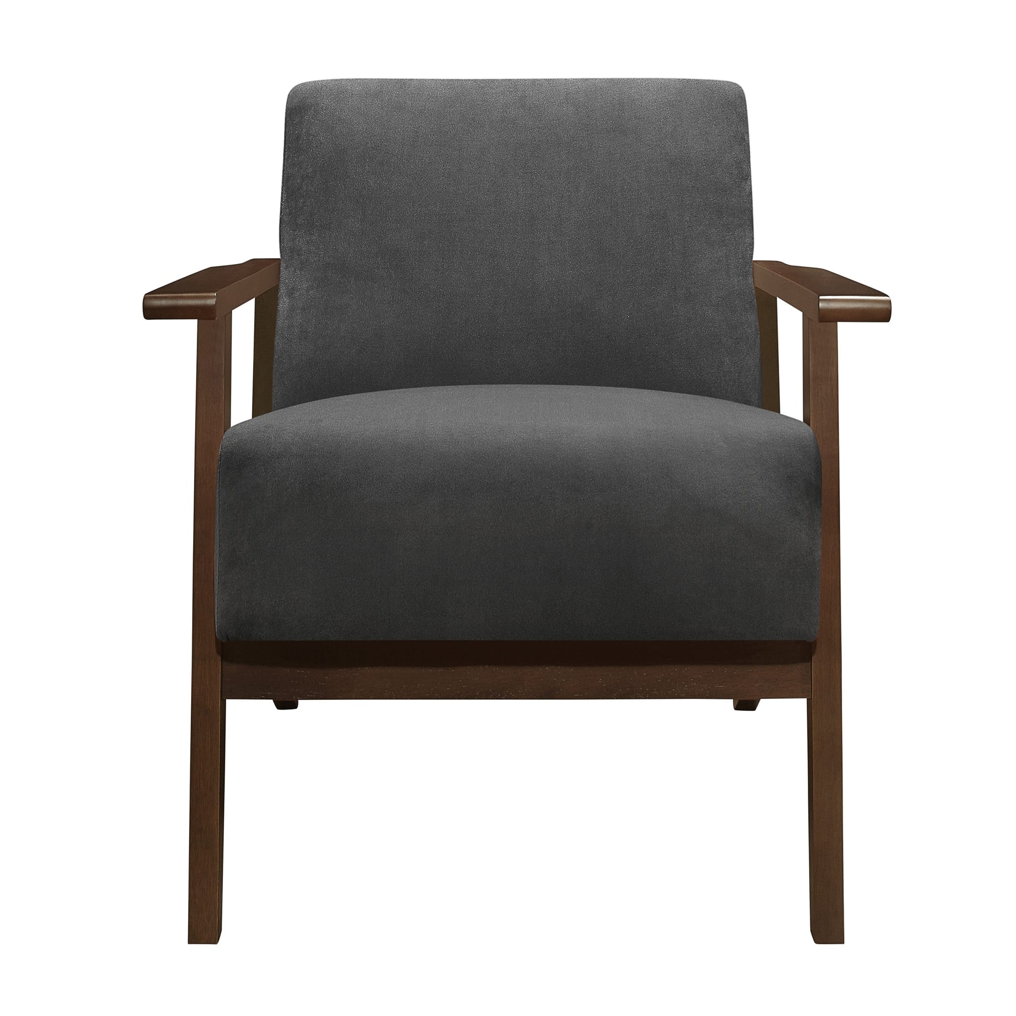 August Velvet Accent Chair