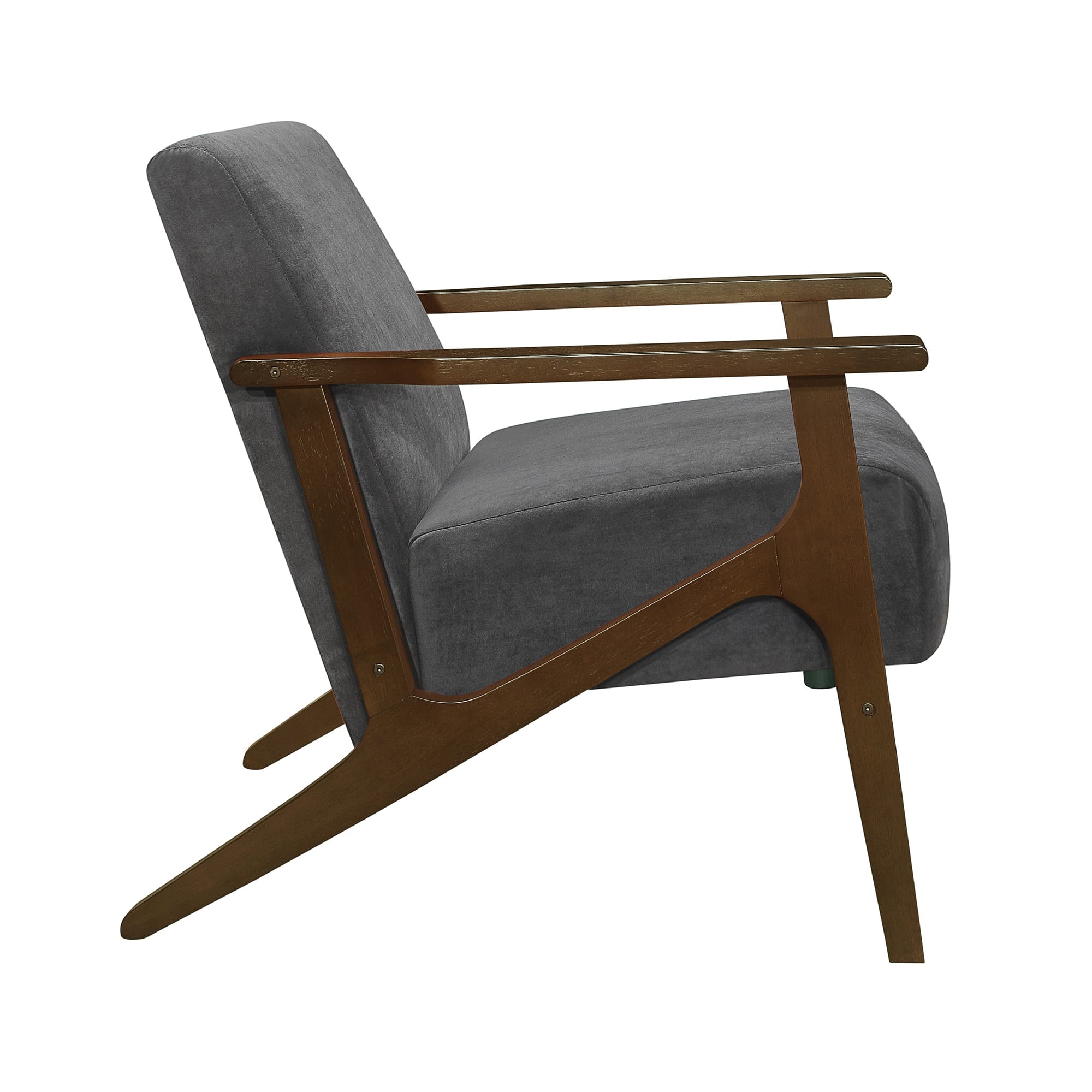 August Velvet Accent Chair