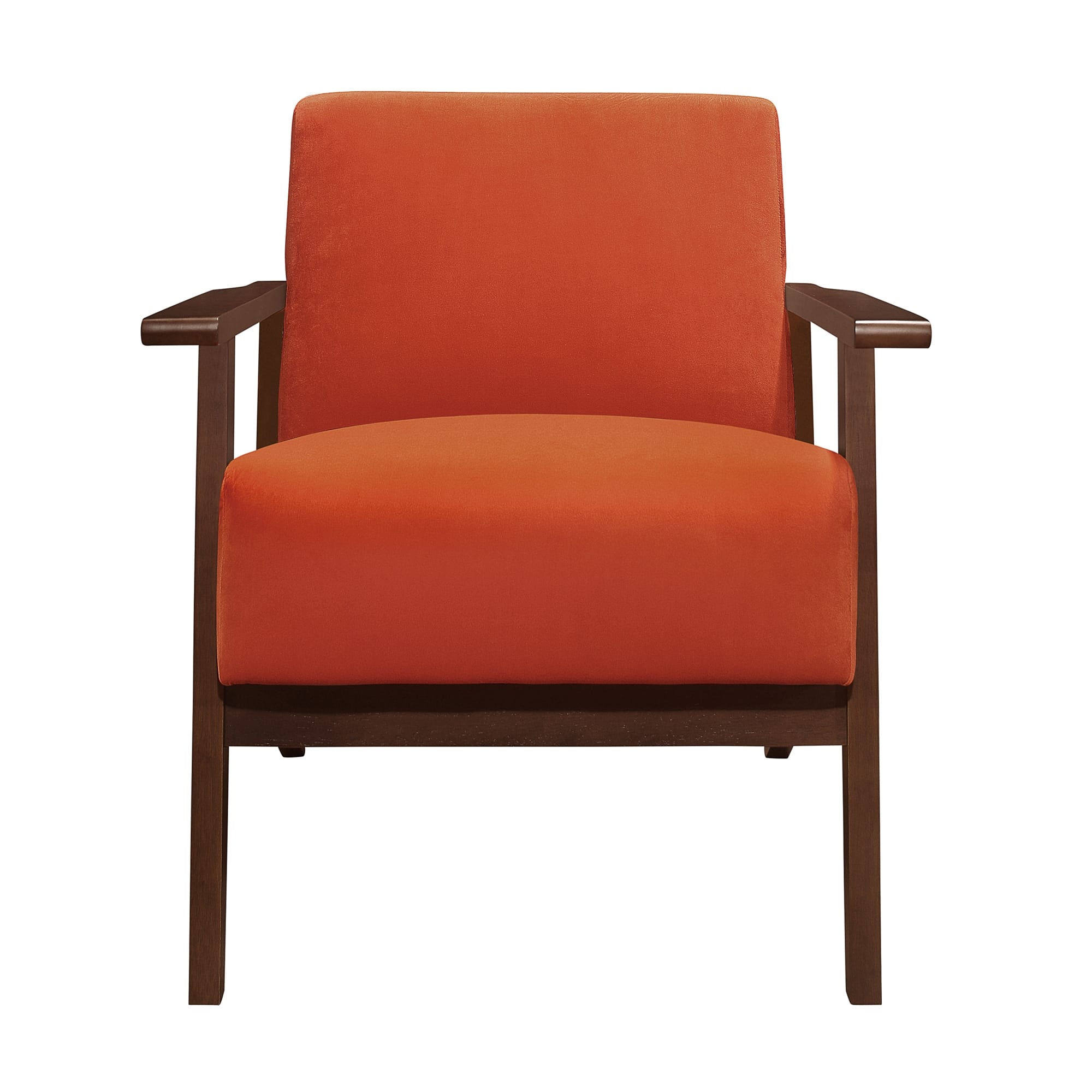 August Velvet Accent Chair