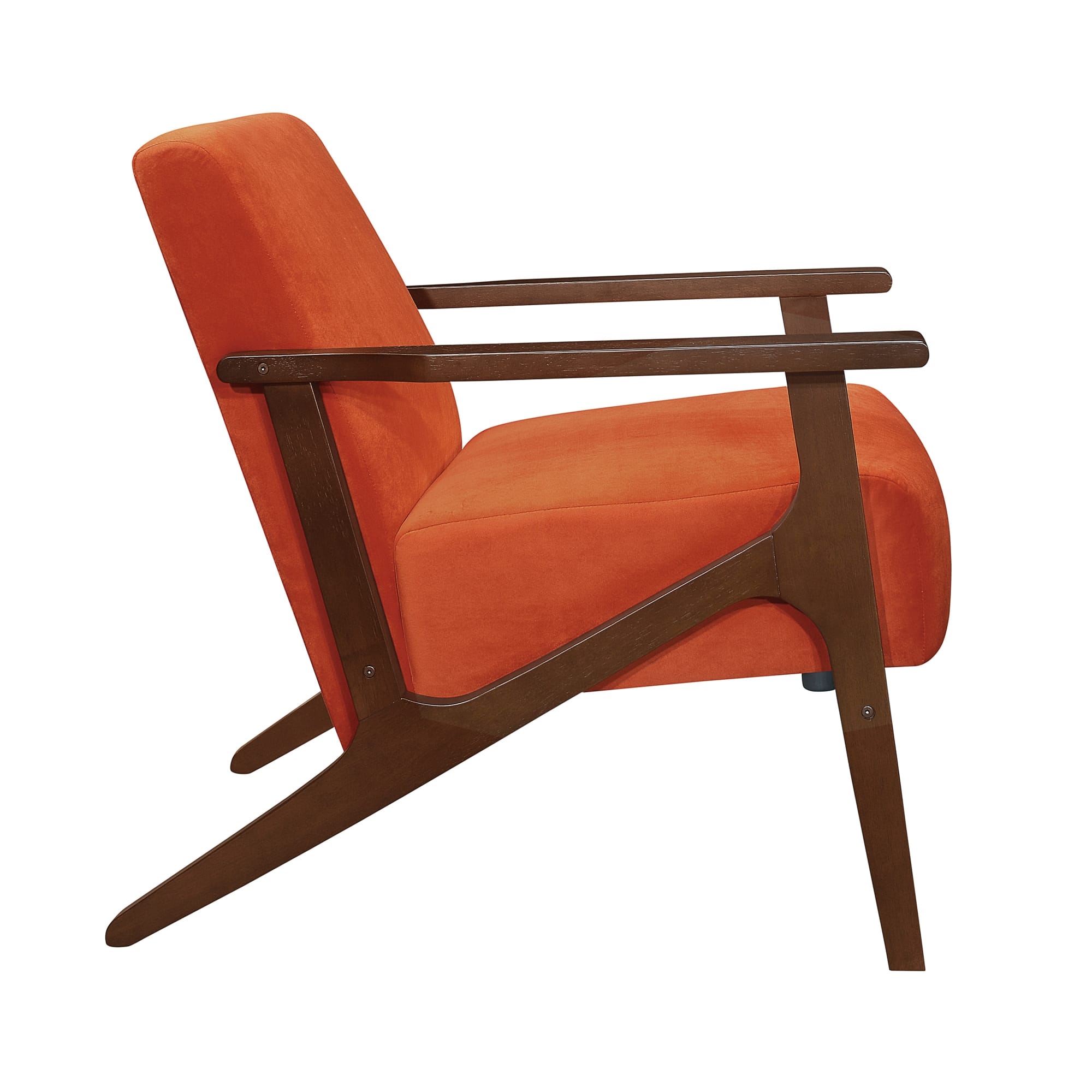 August Velvet Accent Chair