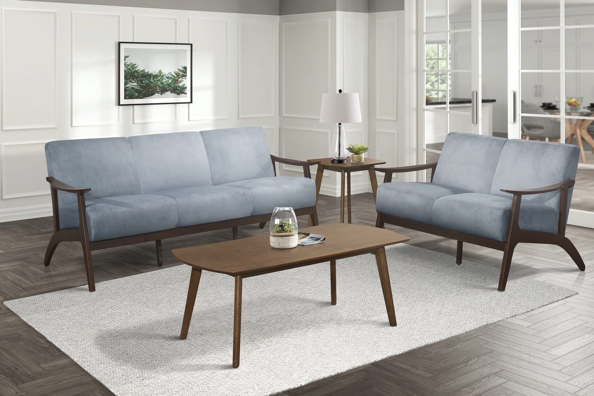 Carlson Velvet Living Room Set