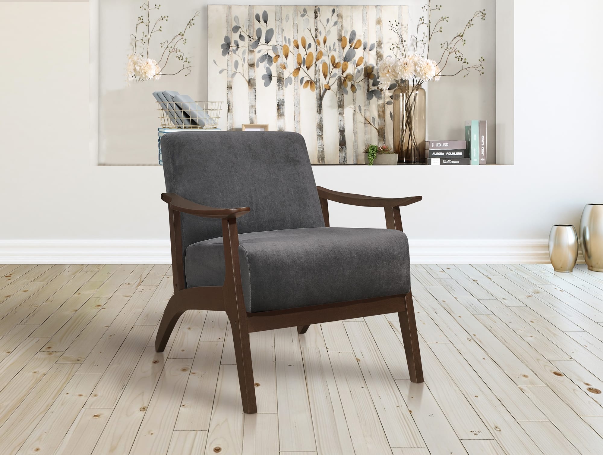 Carlson Velvet Accent Chair