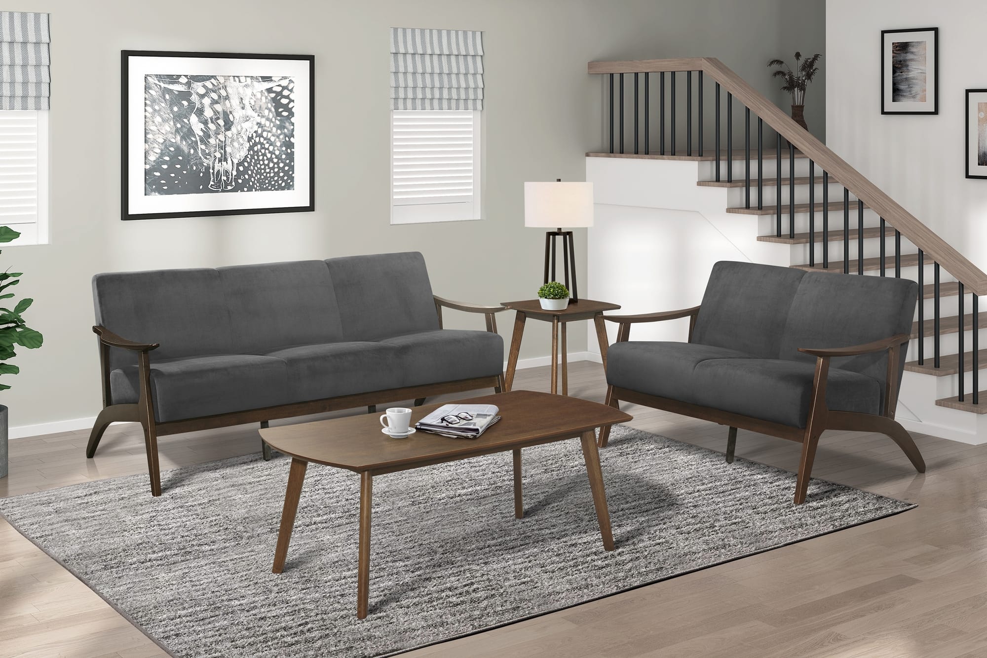 Carlson Velvet Living Room Set