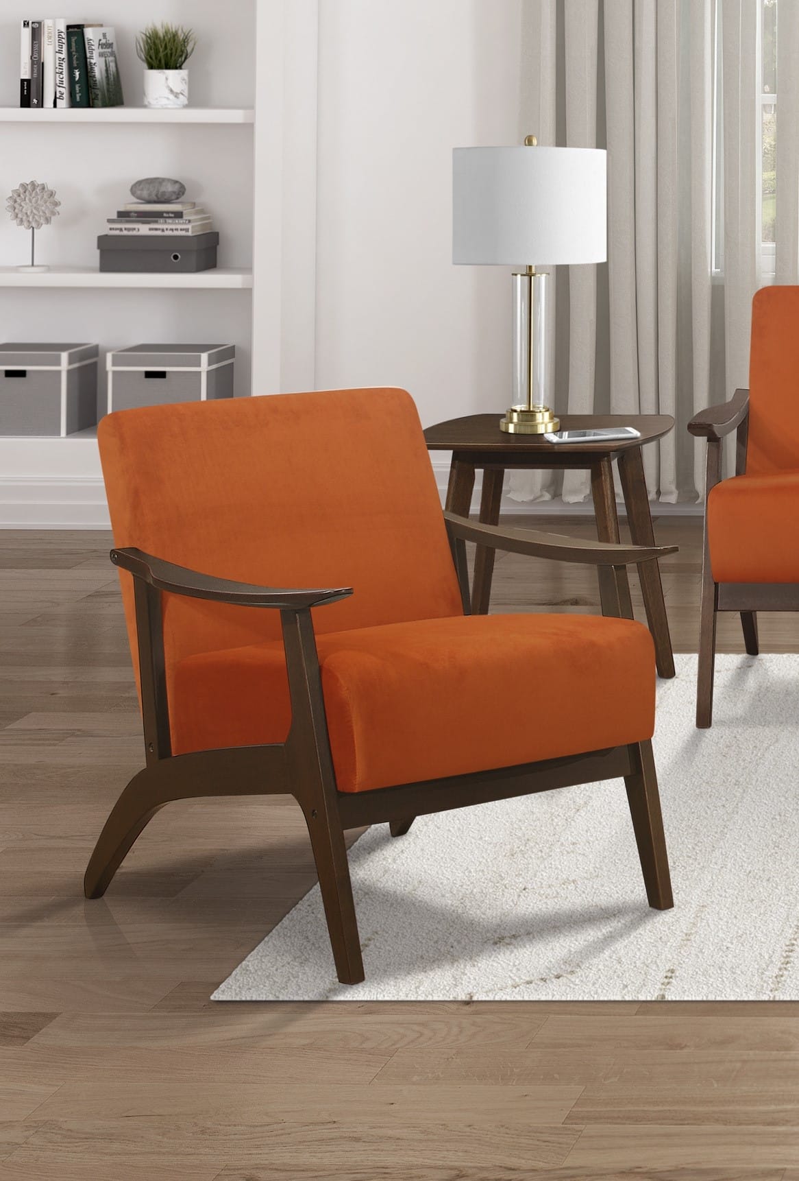 Carlson Velvet Accent Chair