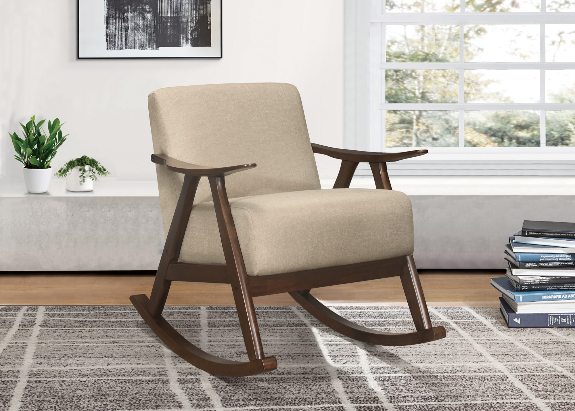 Waithe Fabric Rocking Chair