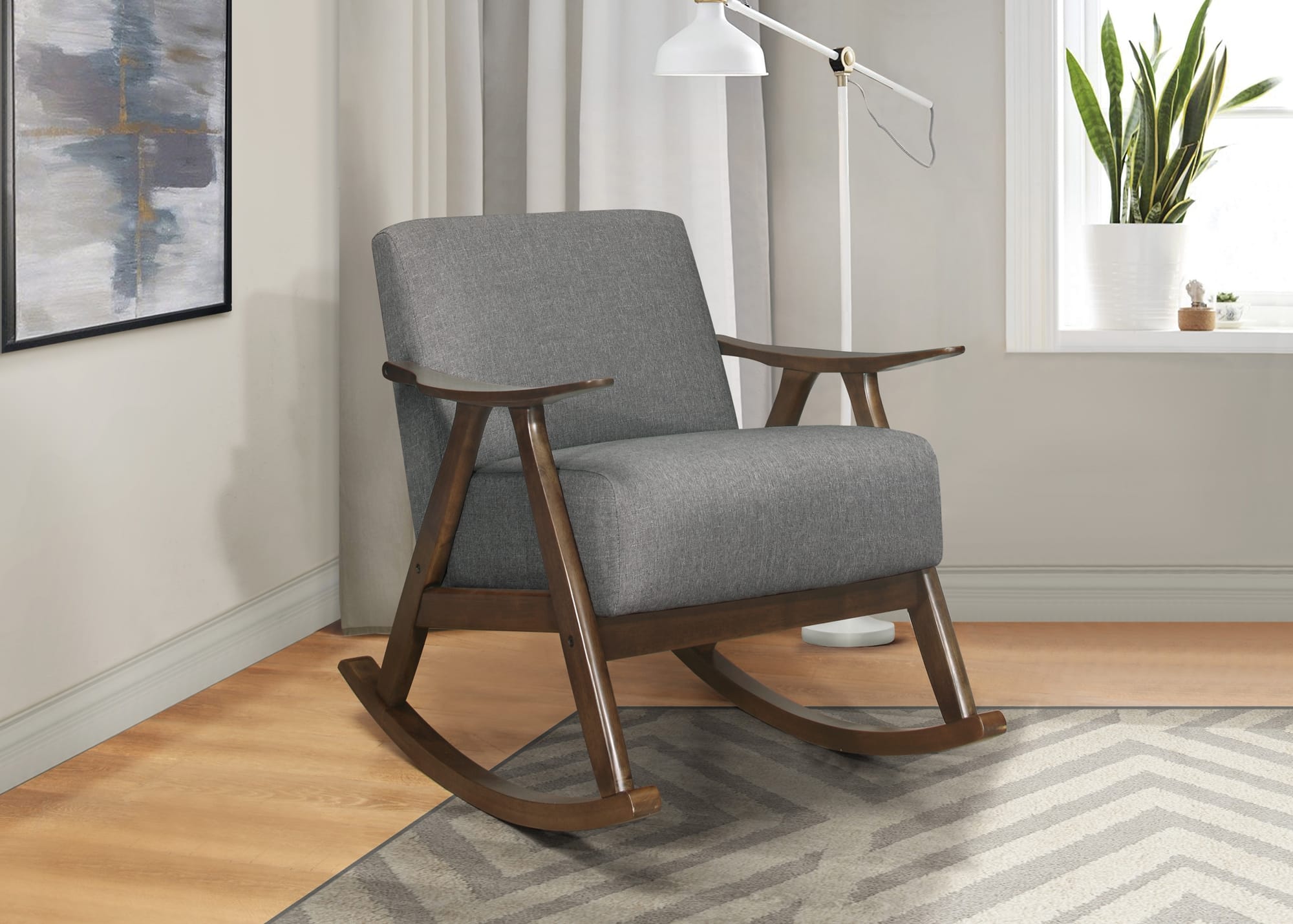 Waithe Fabric Rocking Chair