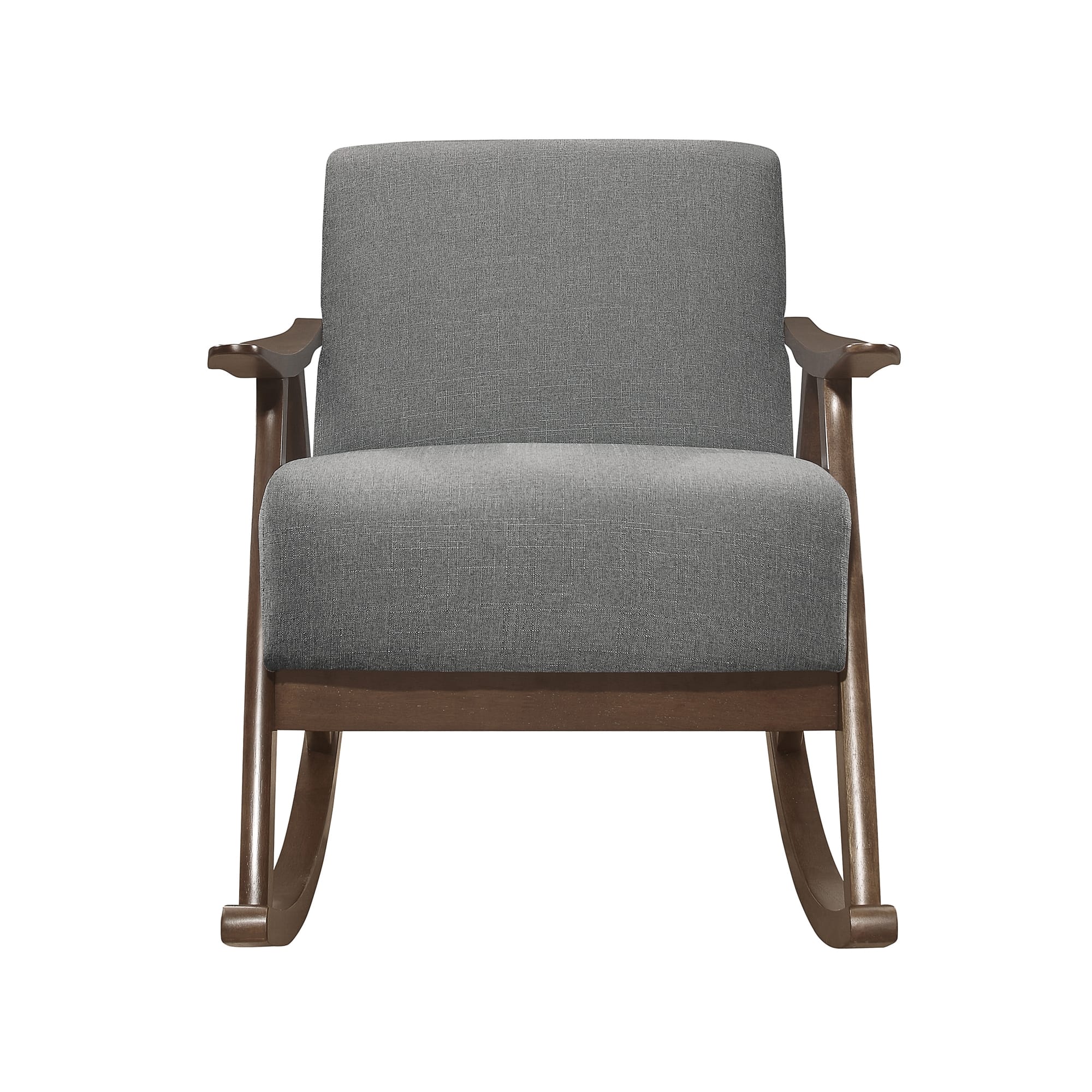 Waithe Polyester Fabric Rocking Chair