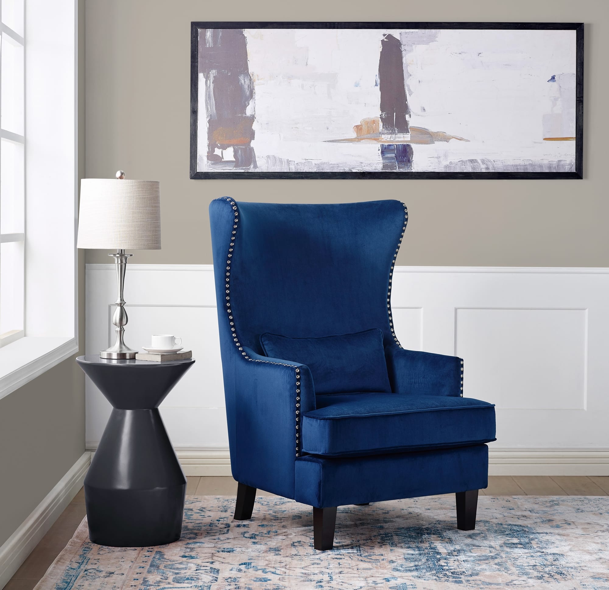 Tonier Velvet Accent Chair