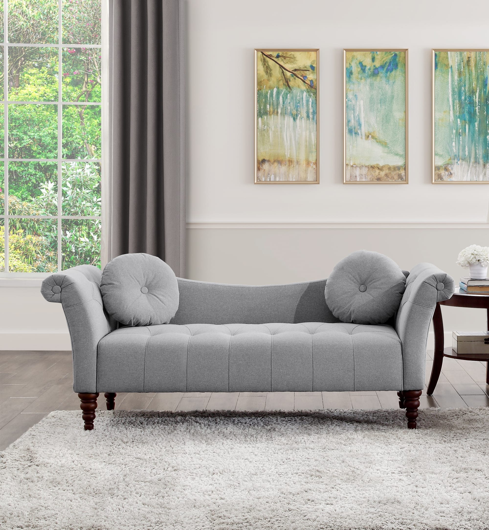 Adira Fabric Settee