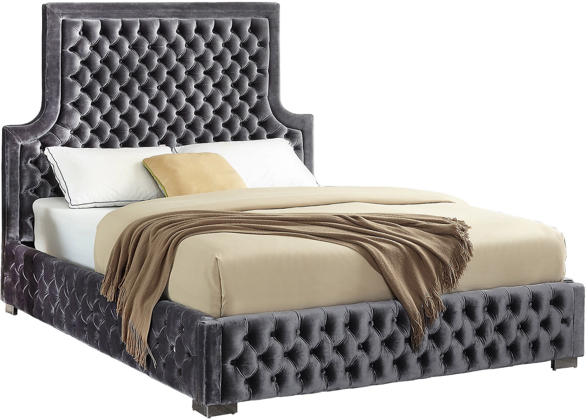 Sedona Velvet King Size Bed