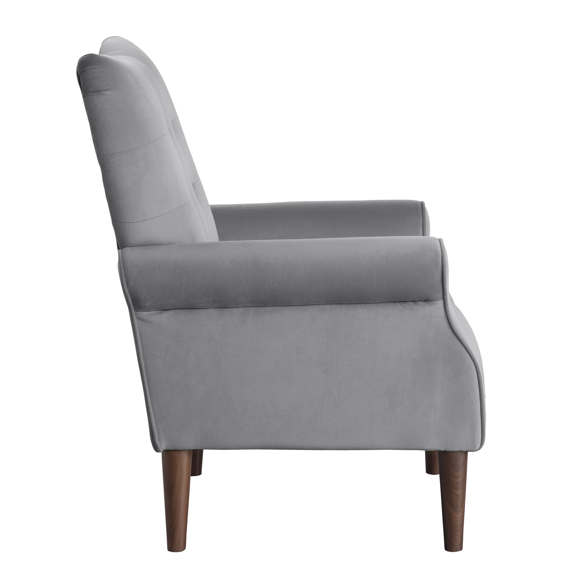 Kyrie Velvet Accent Chair