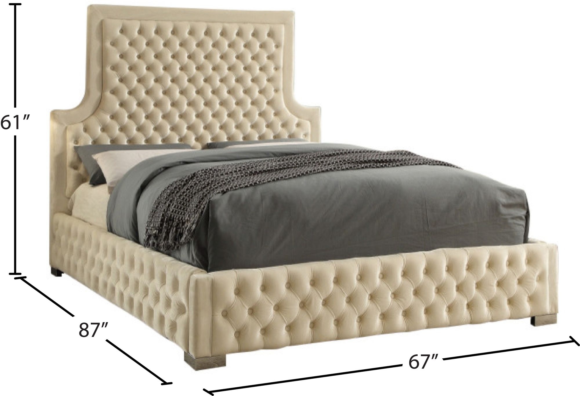 Sedona Velvet Bed