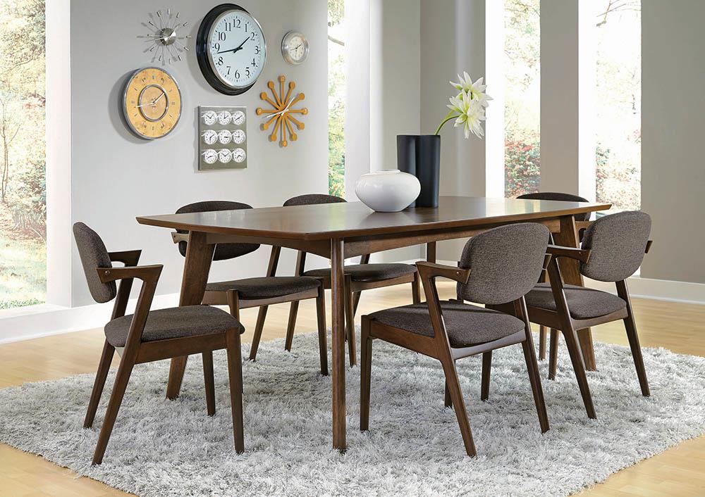 Malone 78" Rectangular Wood Veneer Dining Table