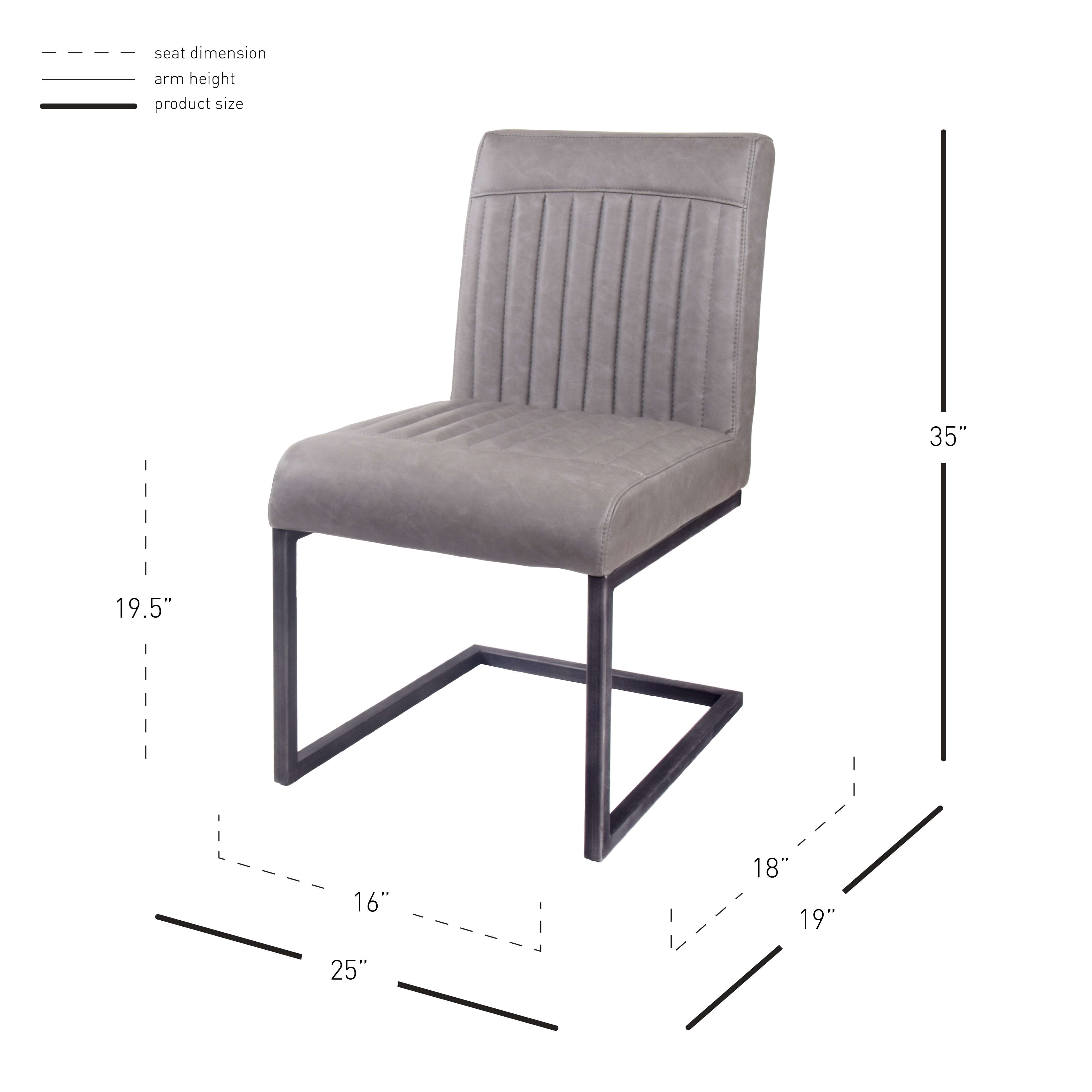 Ronan KD PU Dining Chair