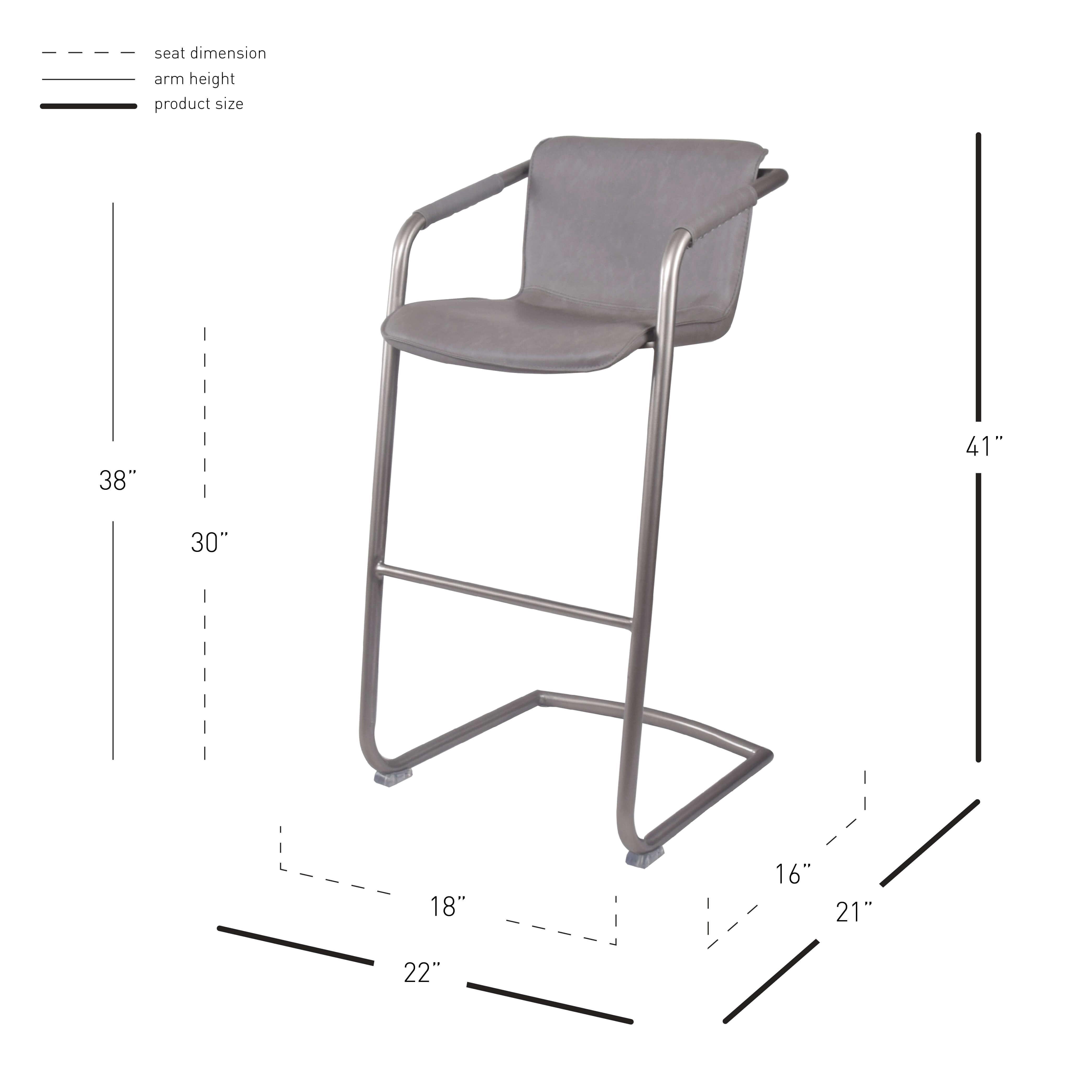 Indy PU Bar Stool