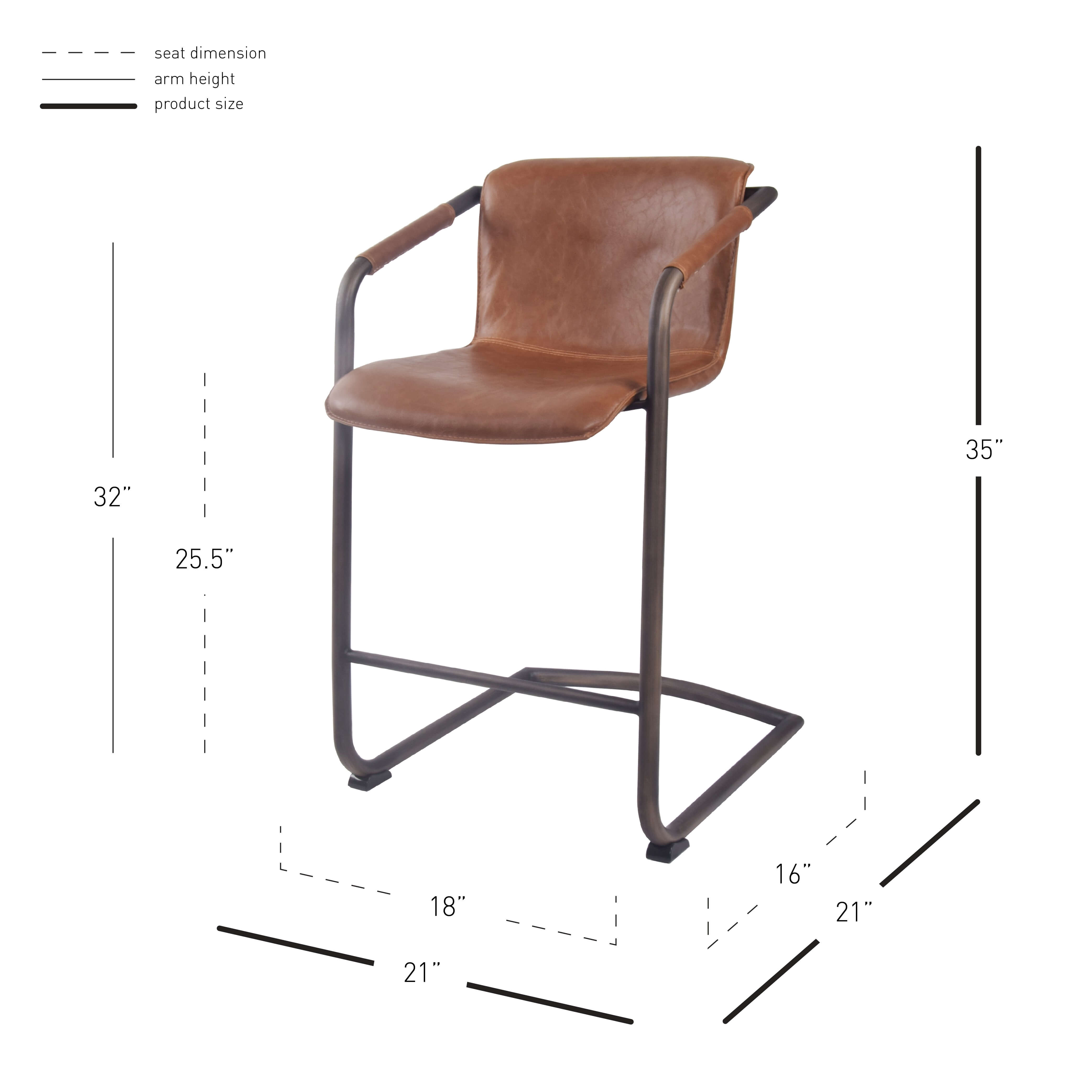 Indy PU Counter Stool
