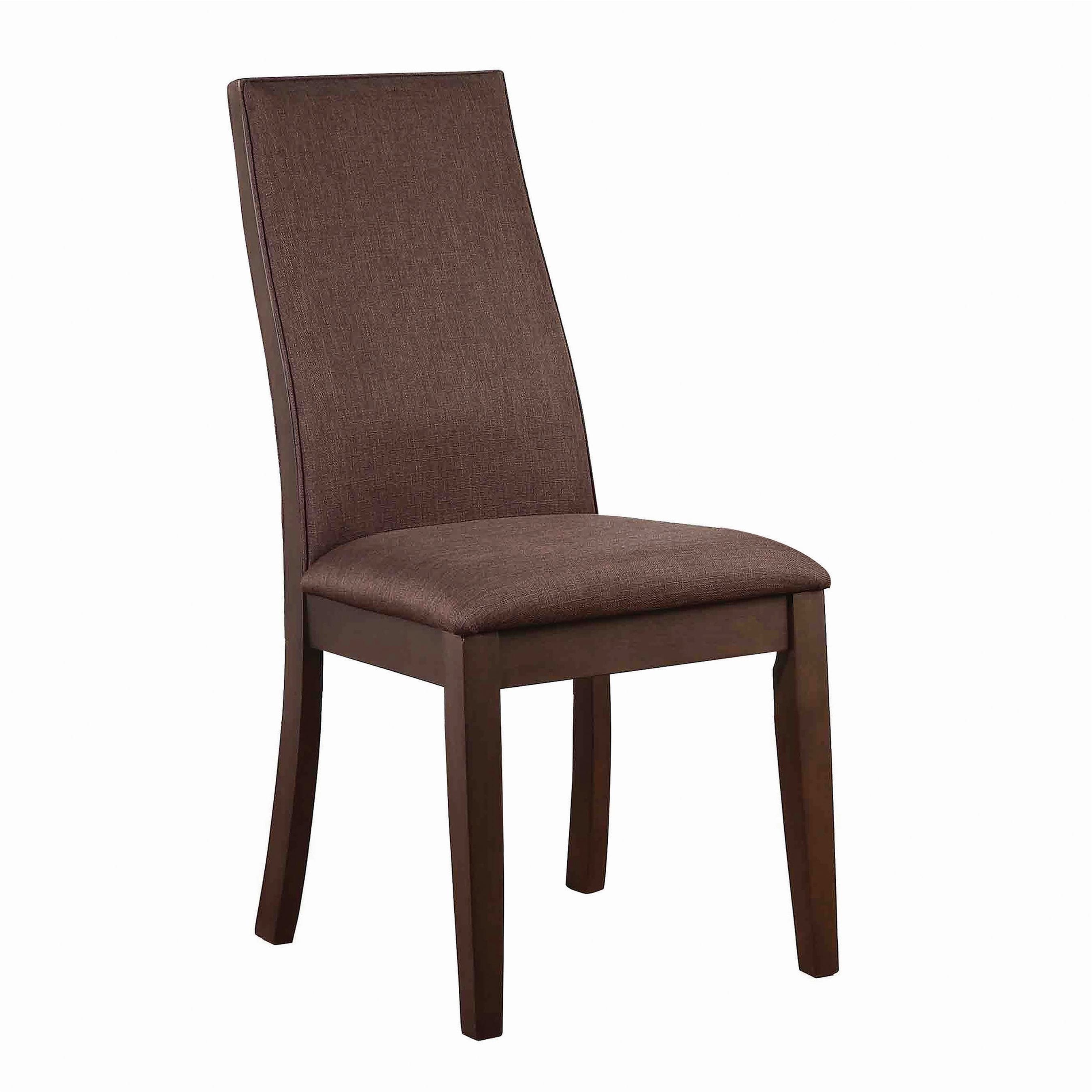Spring Creek Farbic Side Chair with Wood Legs
