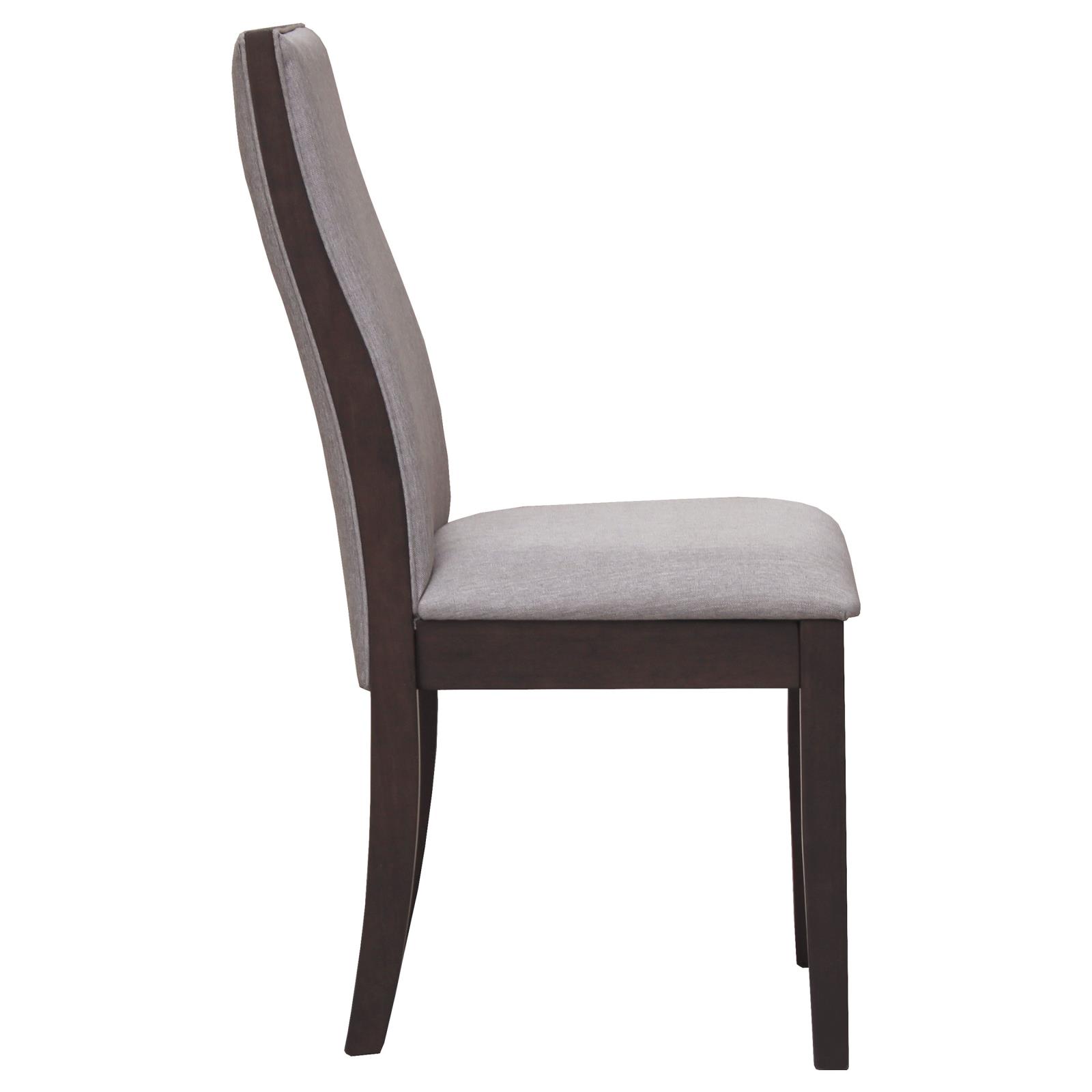 Spring Creek Farbic Side Chair with Wood Legs