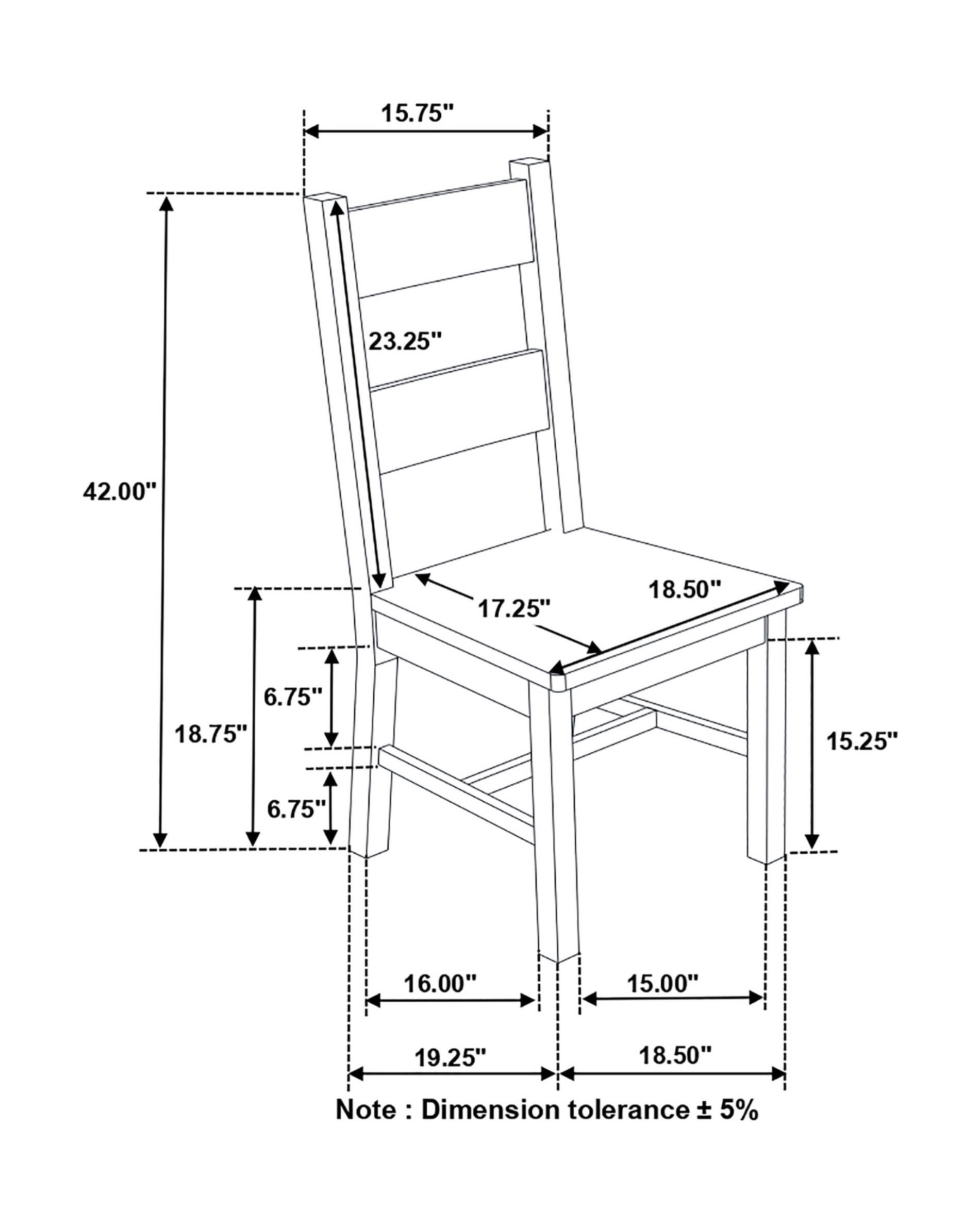 Coleman Wood Veneer Dining Side Chair