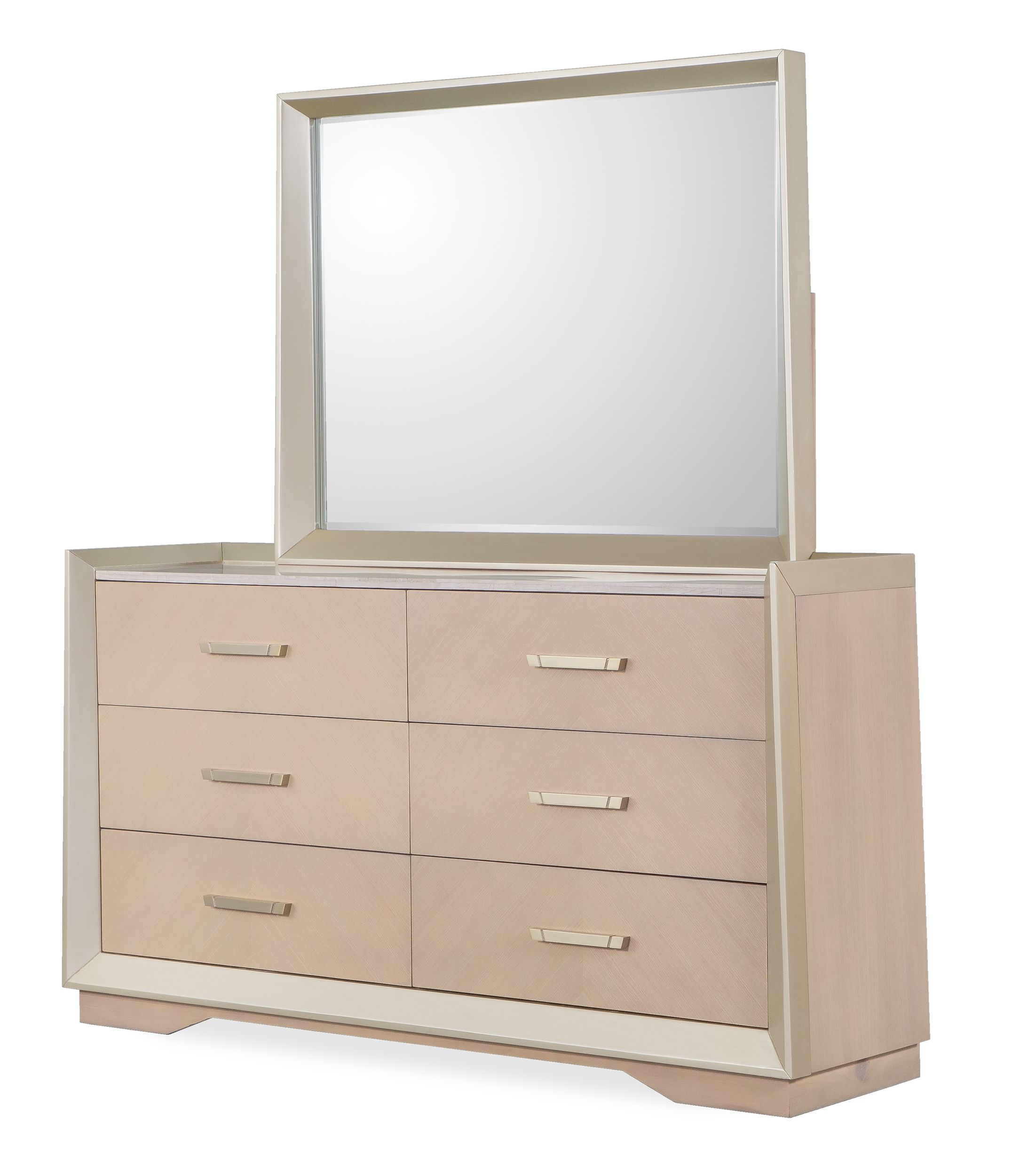 Milan Dresser Mirror LED Backlit Framed Bedroom Wall Mirror