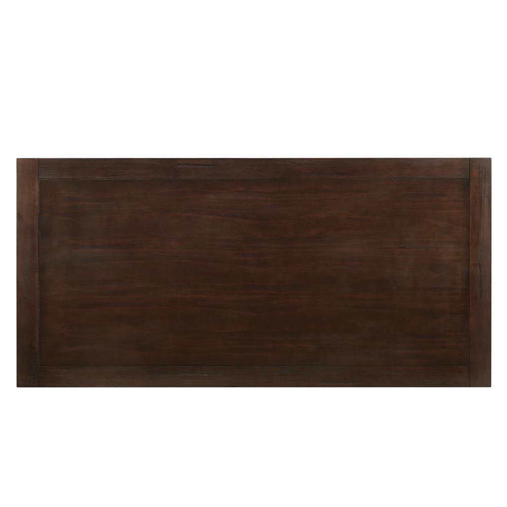 Parkins 86" Rectangular Wood Veneer Double Pedestals Dining Table