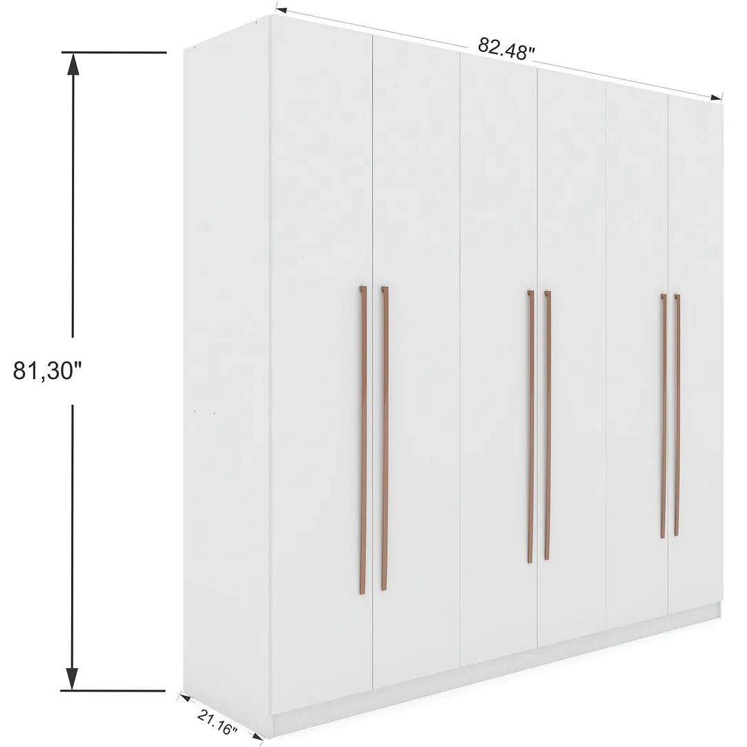 Gramercy Freestanding Wardrobe Armoire Closet 