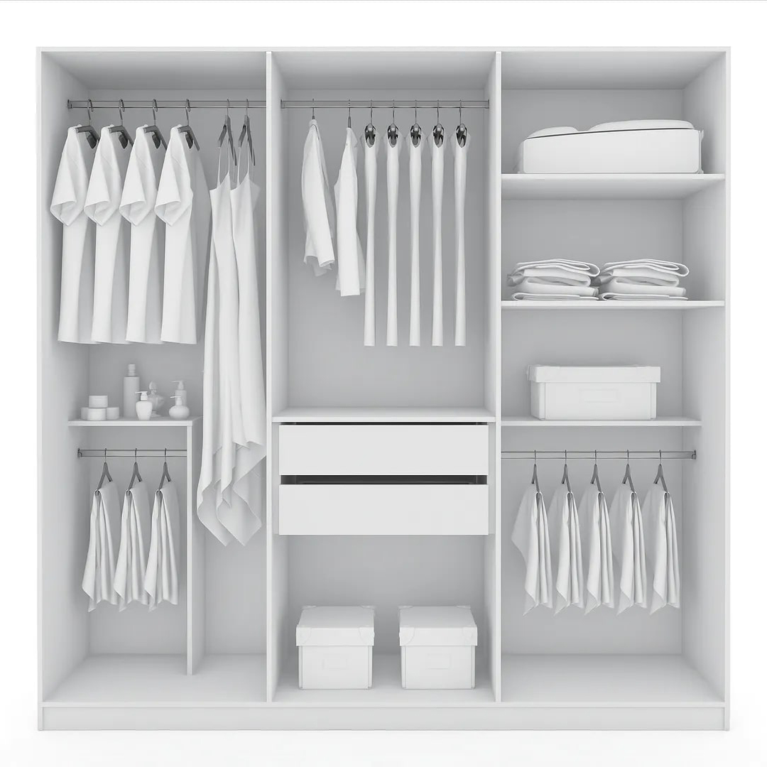 Gramercy Freestanding Wardrobe Armoire Closet 